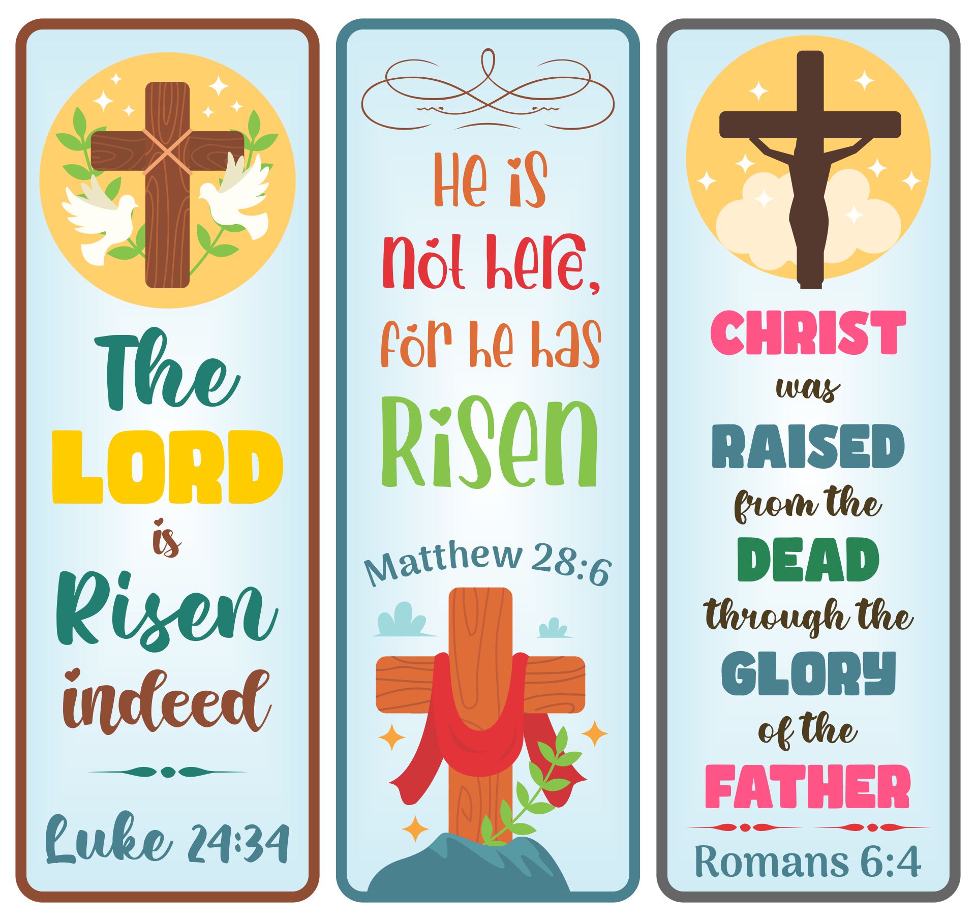 Easter Bookmarks Free Printable Pdf