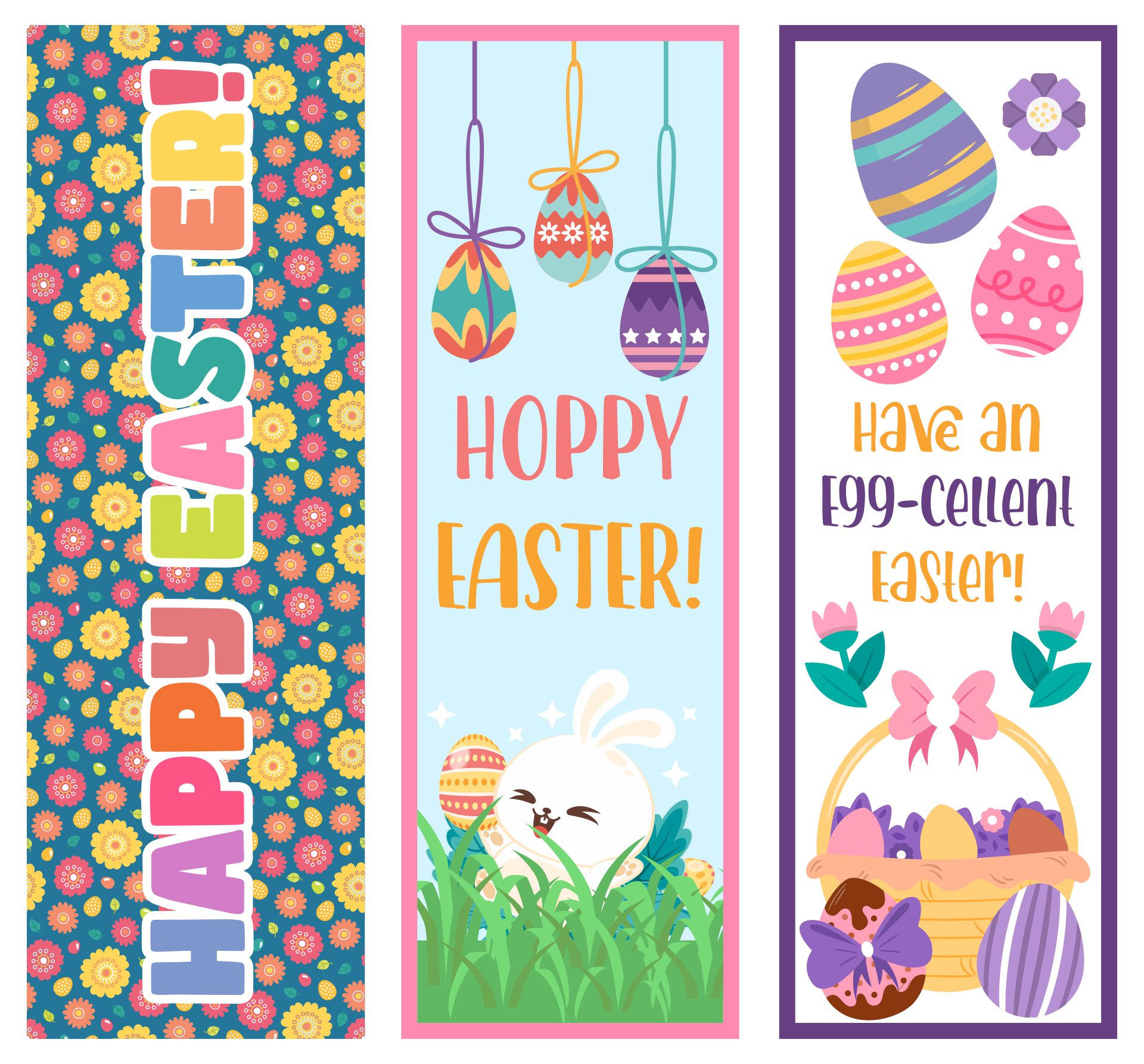 Printable Easter Bookmarks
