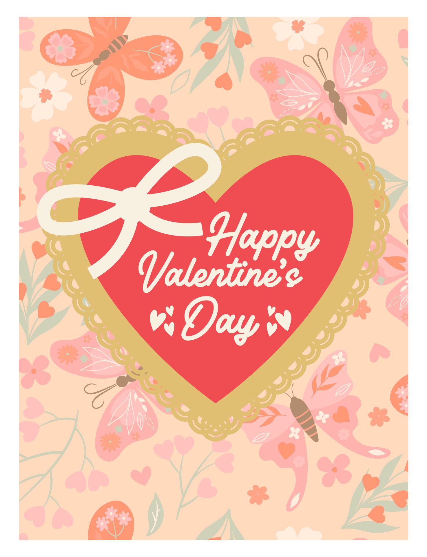  Printable Vintage Valentine Card