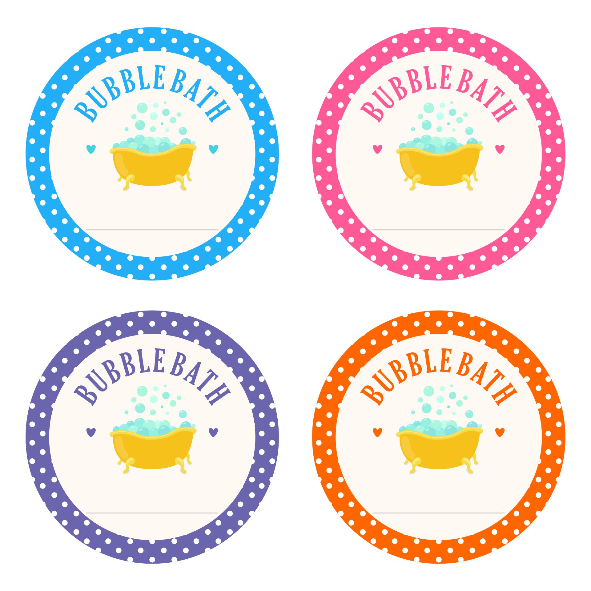 Bubble Bath  Printable