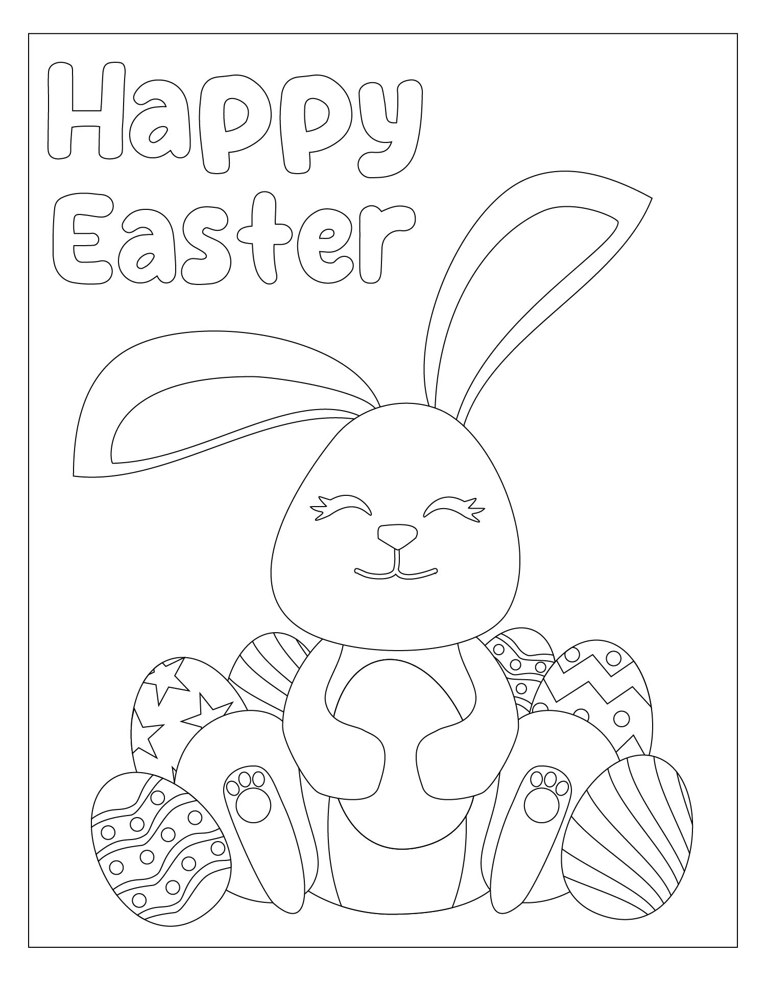 Mini Easter Coloring Pages