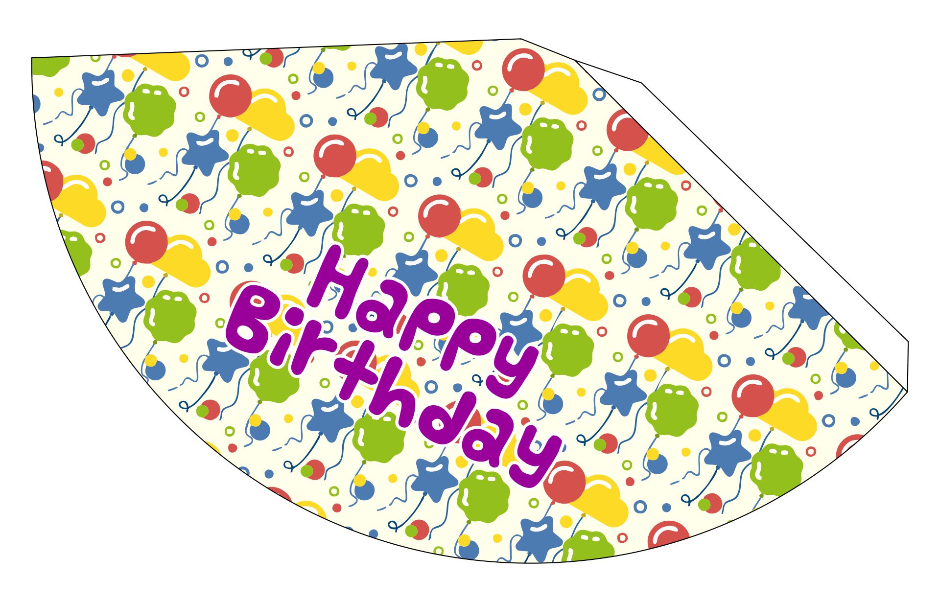 Party Hat Template Printable Free - 5 Best Images Of Birthday Party Hat ...