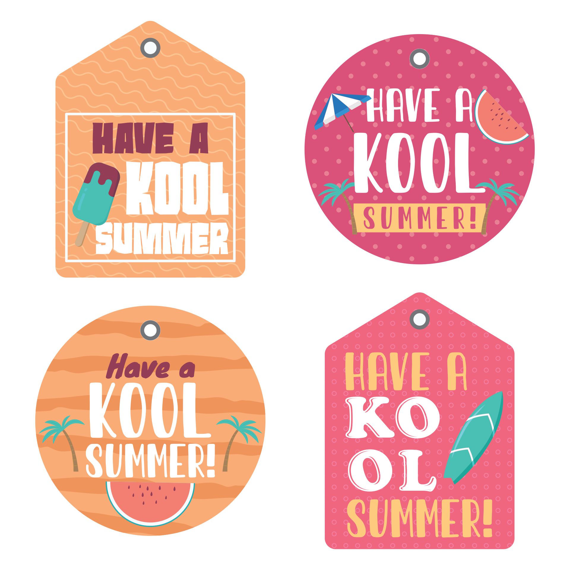 Printable Tags Have-A-Kool-Summer