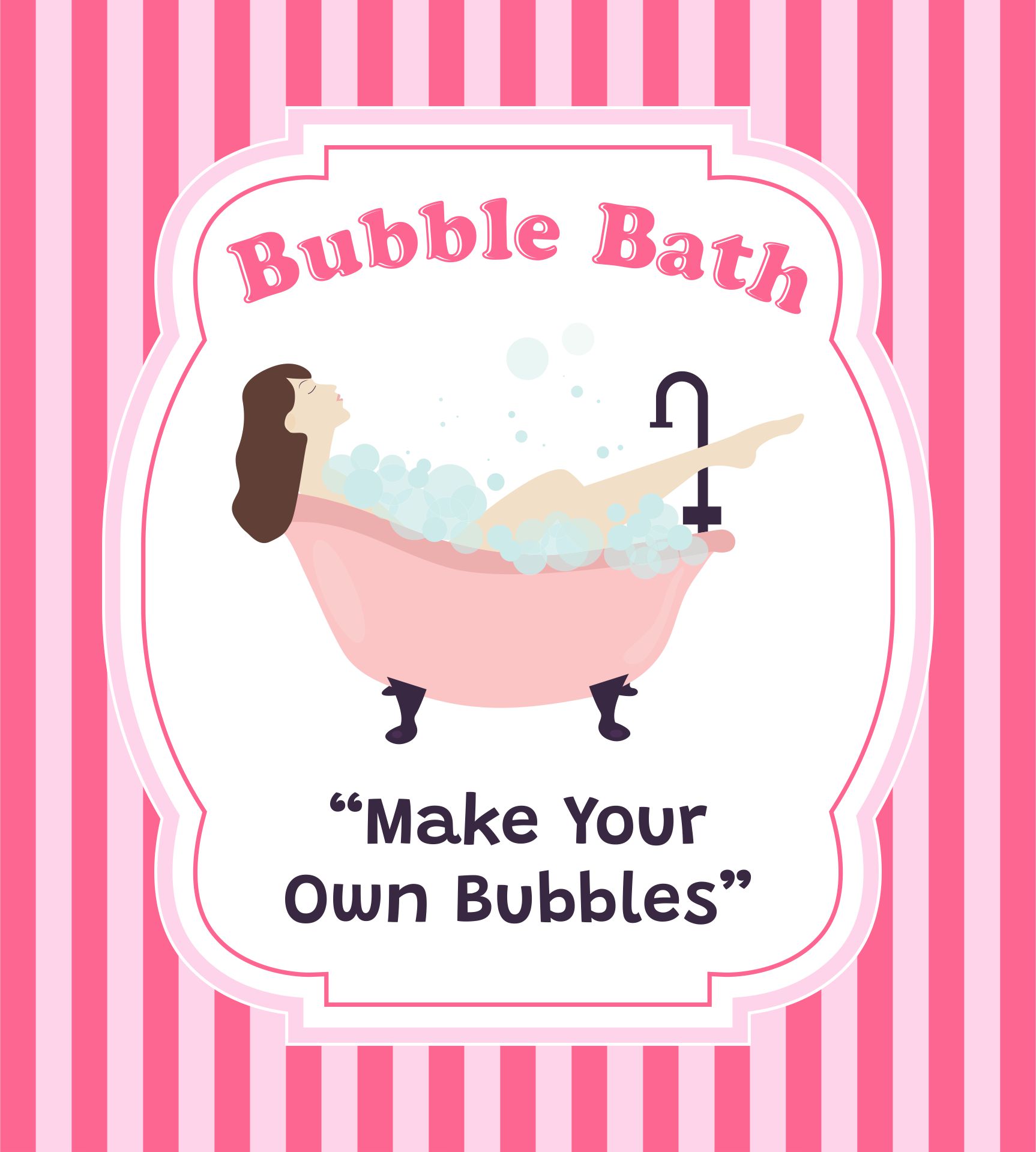 8 Best Bubble Bath Free Printable Printablee