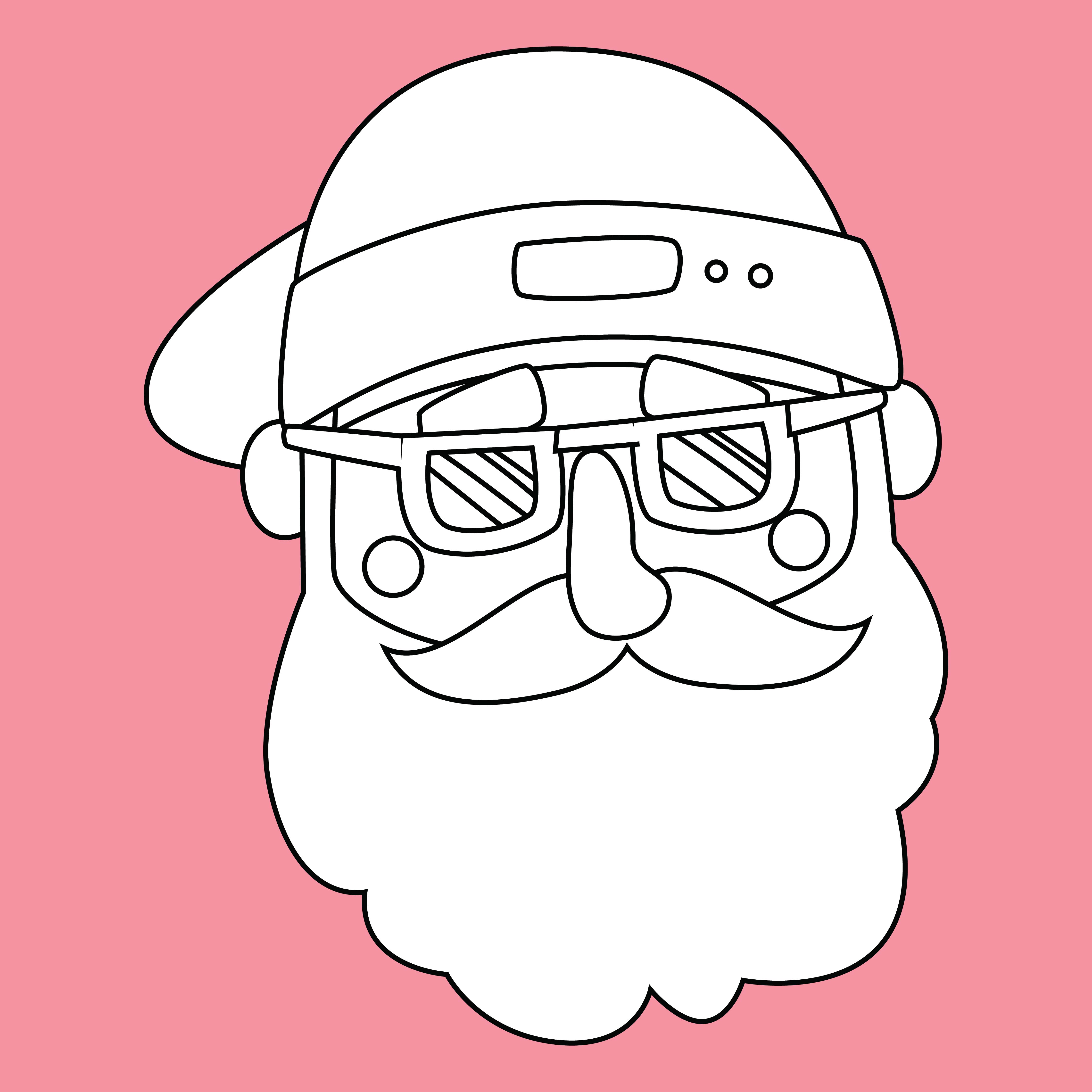 10 Best Santa Claus Face Template Printable