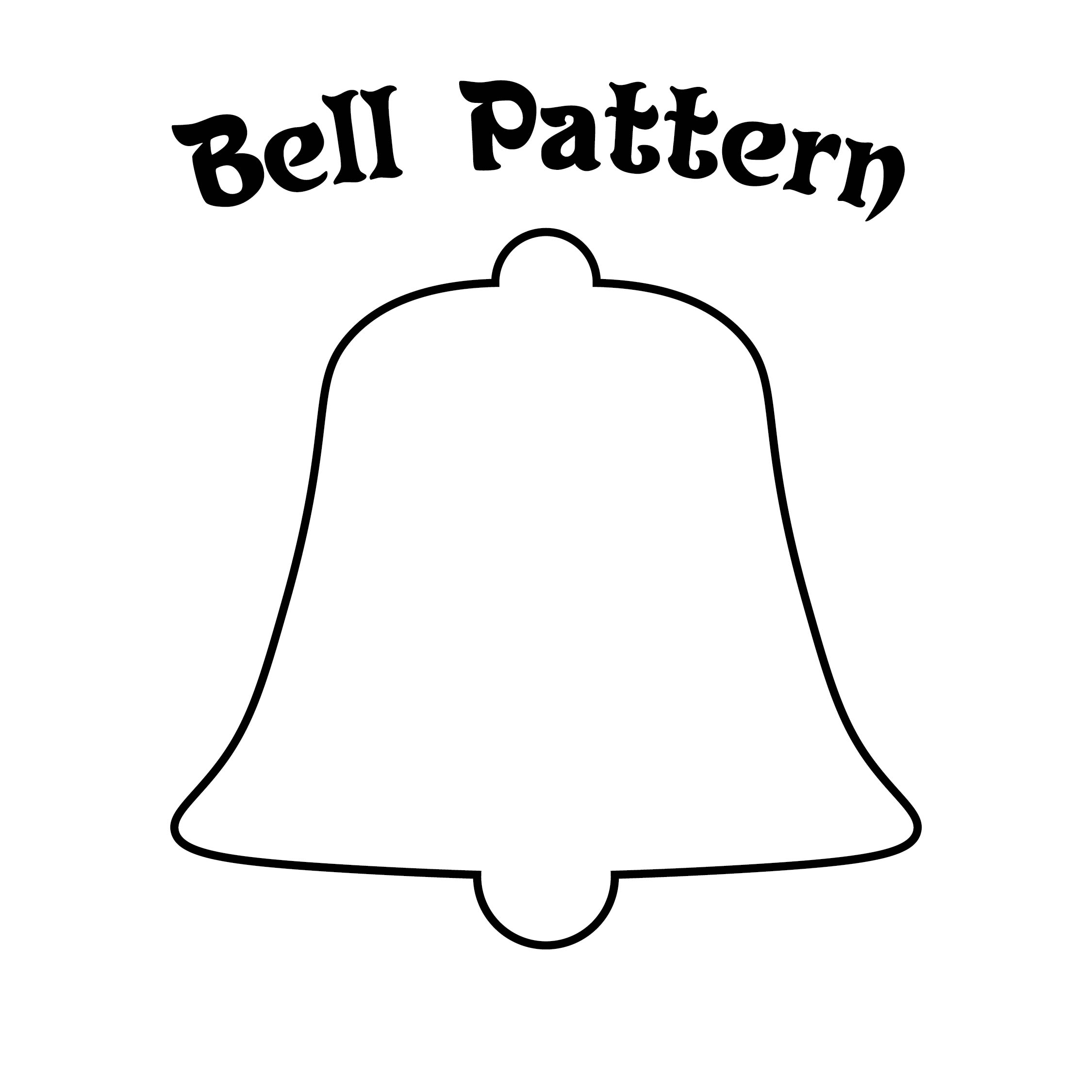 4 Best Christmas Bell Template Printable