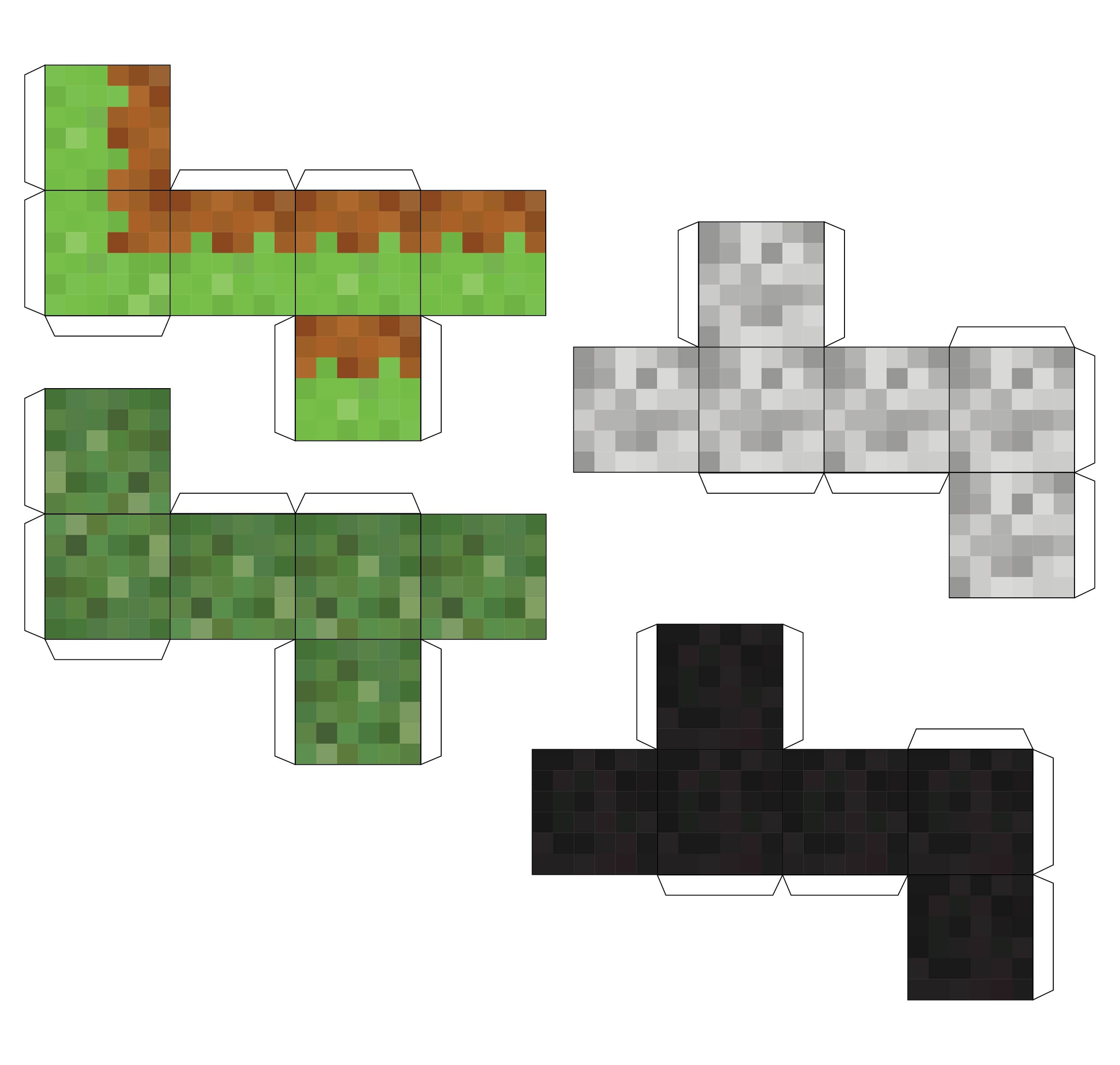 10 Best Minecraft Tree Block Printables PDF for Free at Printablee