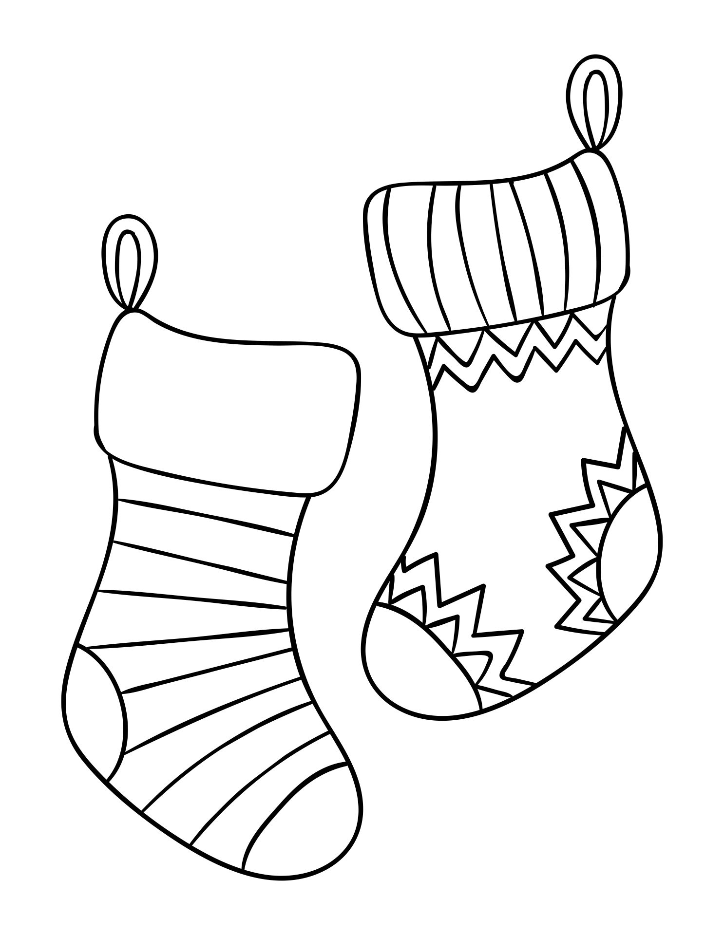 Whoville Christmas Stocking Coloring Page Coloring Pages