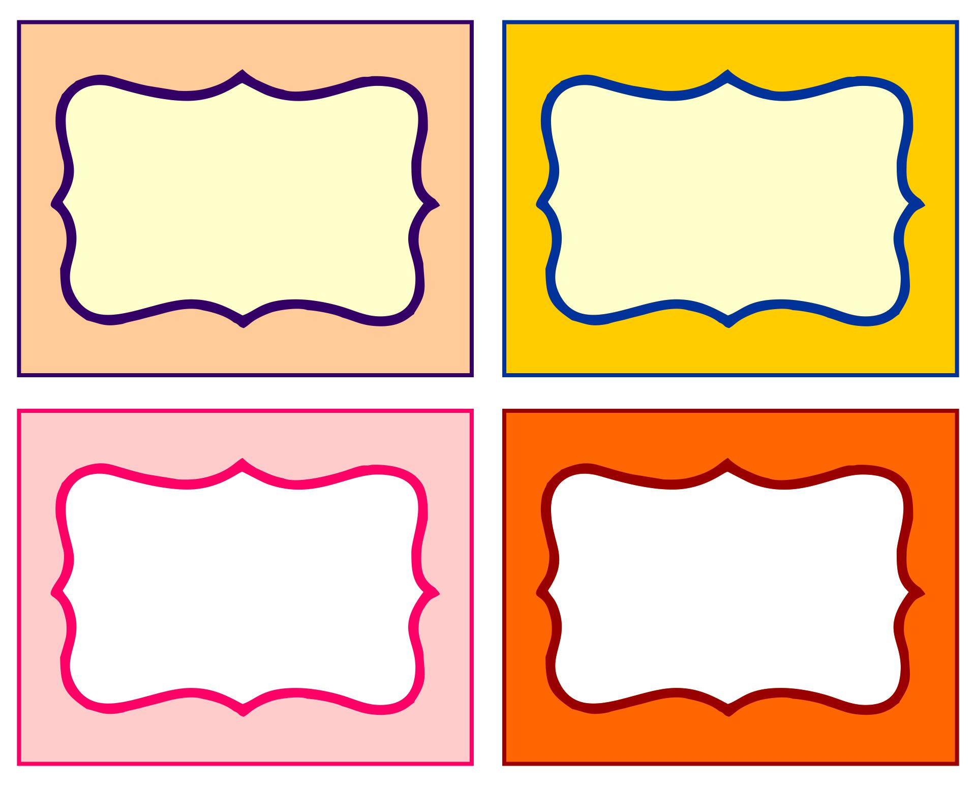 6 Best Printable Labels