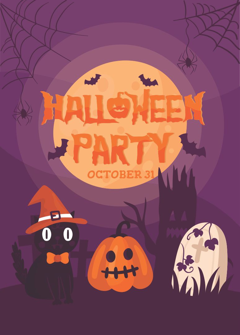 Halloween Party Flyers Templates Free