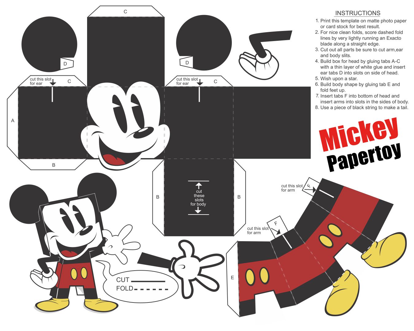 Exactly how to Choose Free Mickey Mouse Cut Out Printables Fits Your Needs.