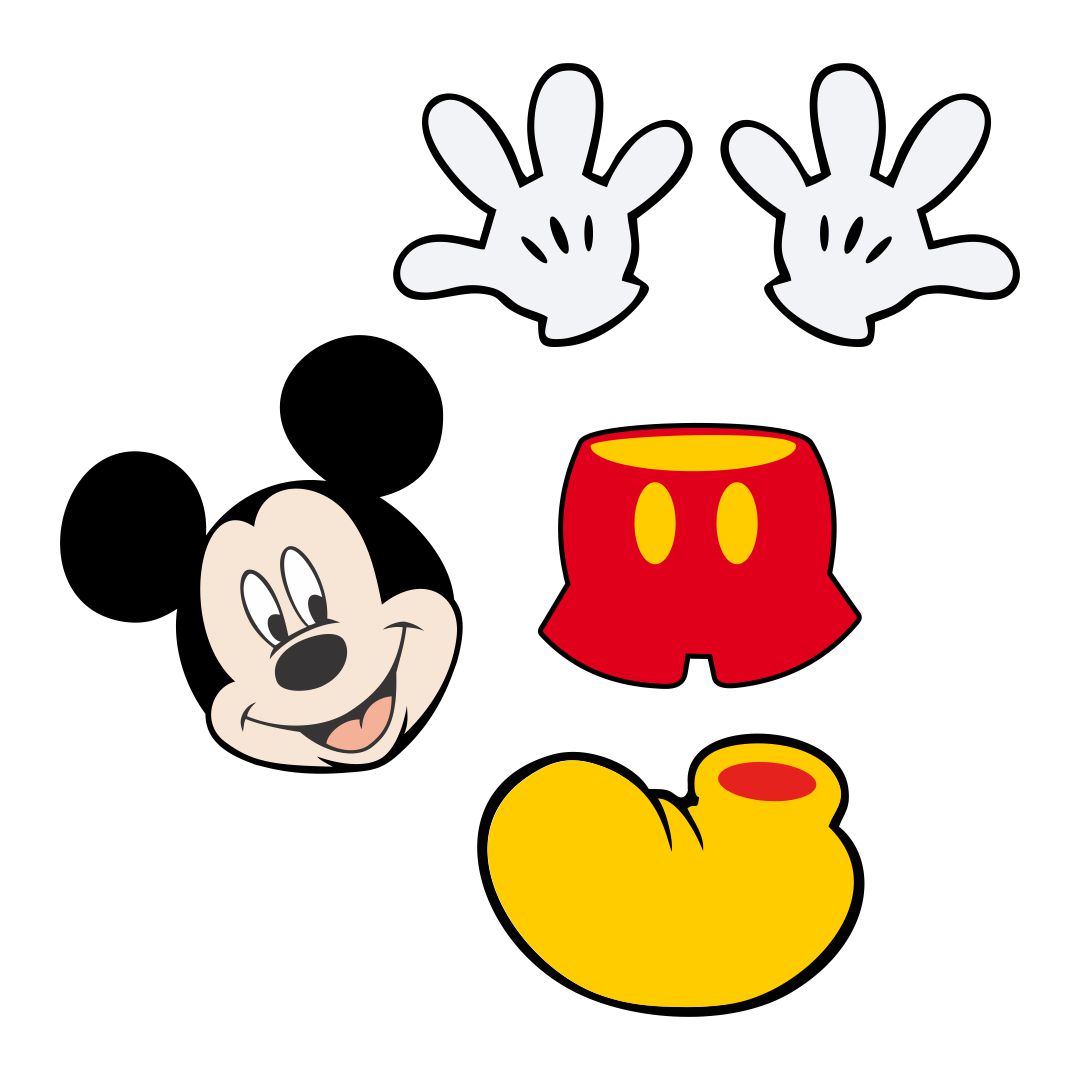 Free Mickey Mouse Cut Out Printables Printable Templates