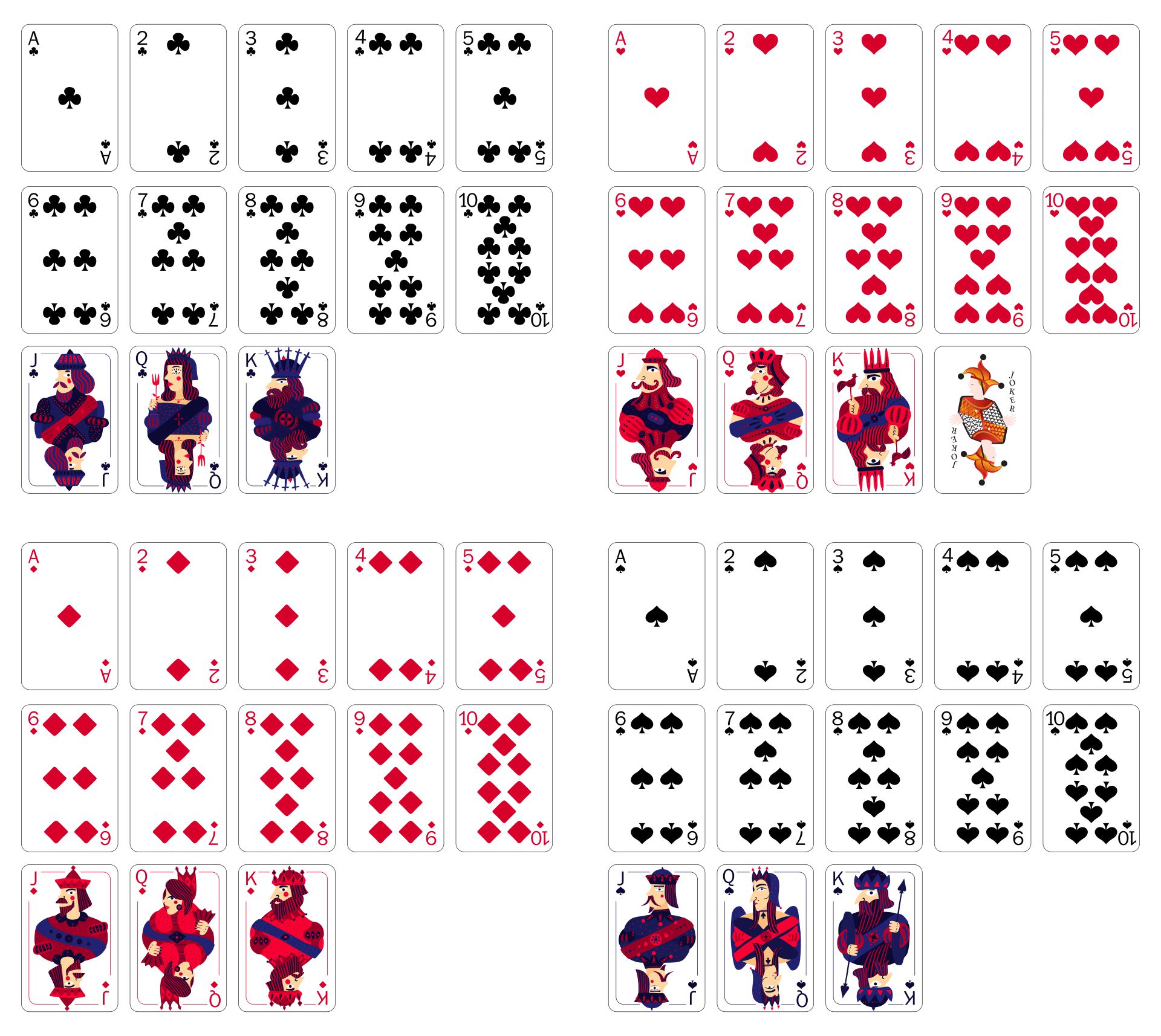Printable Mini Playing Cards