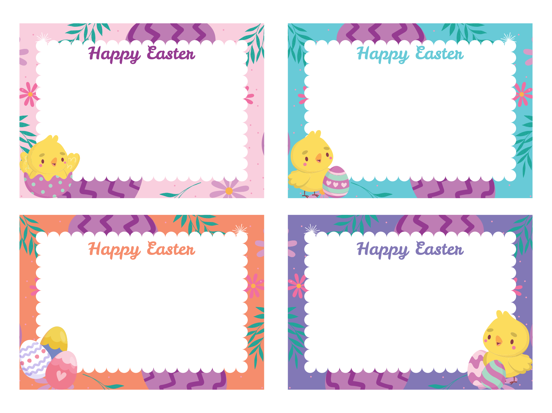 Printable Easter Name Tags Template Prntbl concejomunicipaldechinu gov co