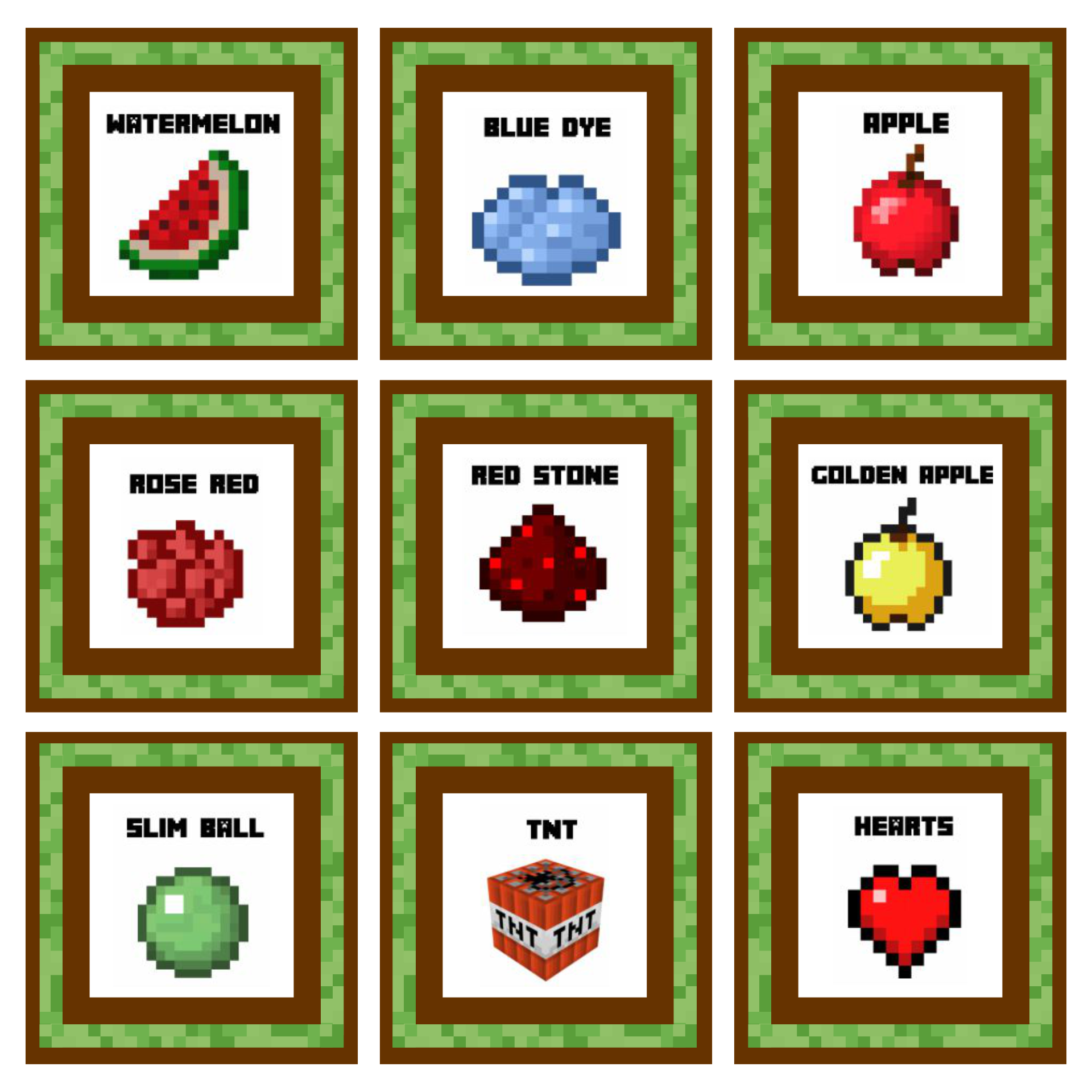 minecraft-food-printable