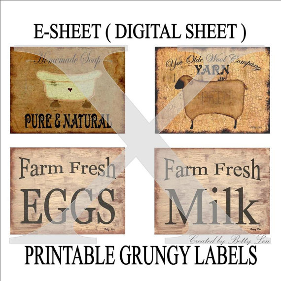 Printable Primitive Labels