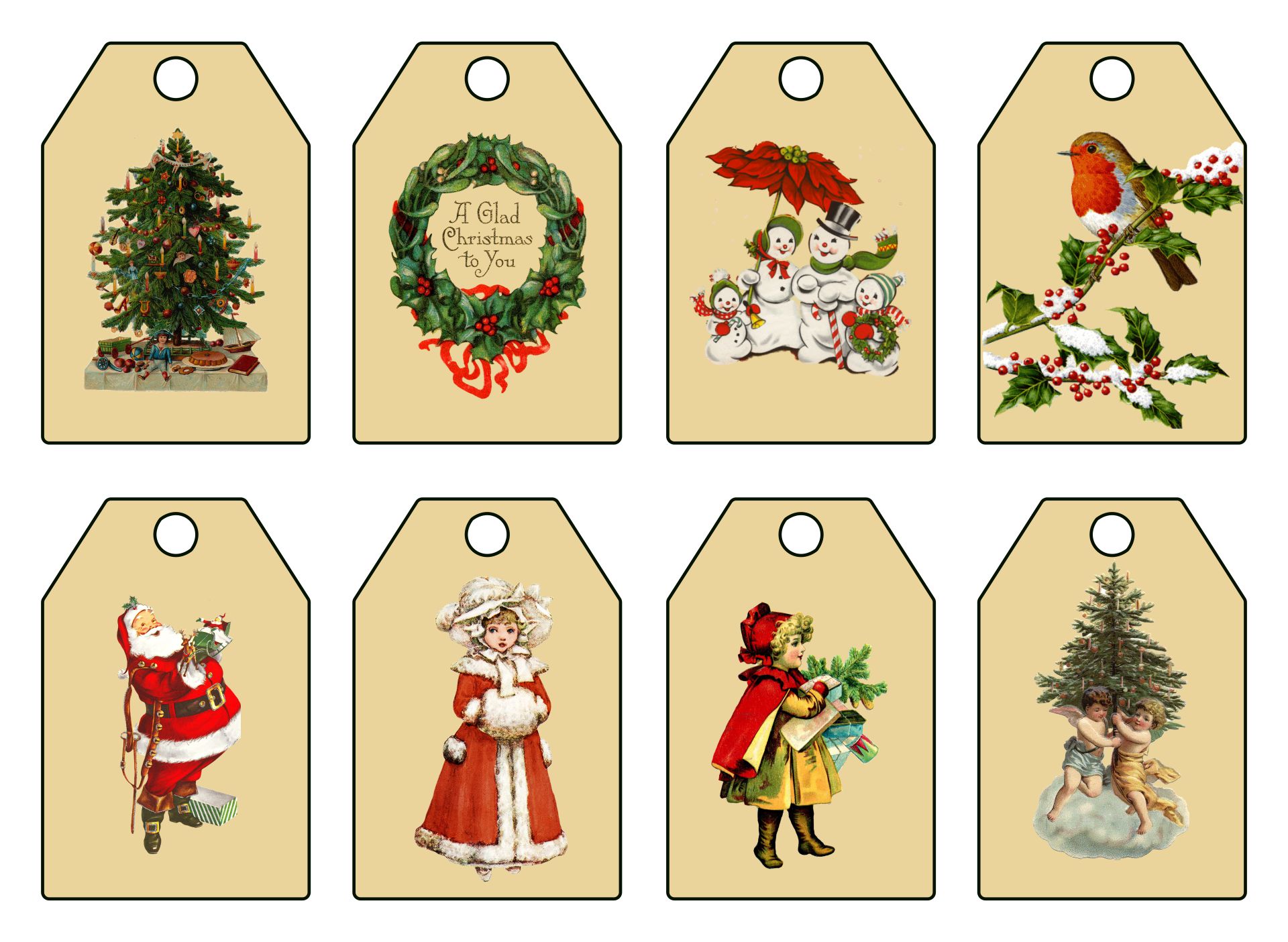 Vintage Christmas Labels 10 Free PDF Printables Printablee Vintage Christmas Labels 10 Free PDF Printables Printablee