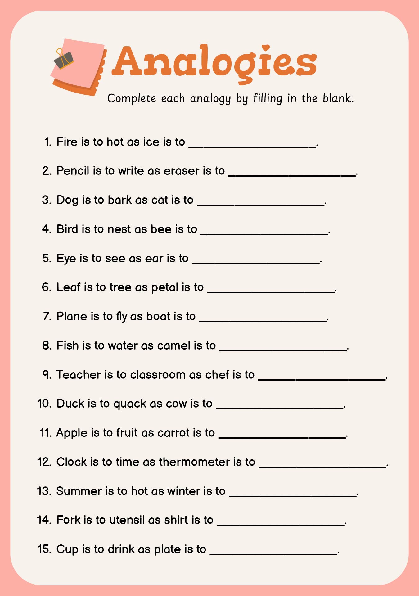 Cognitive Exercises For Adults Printable