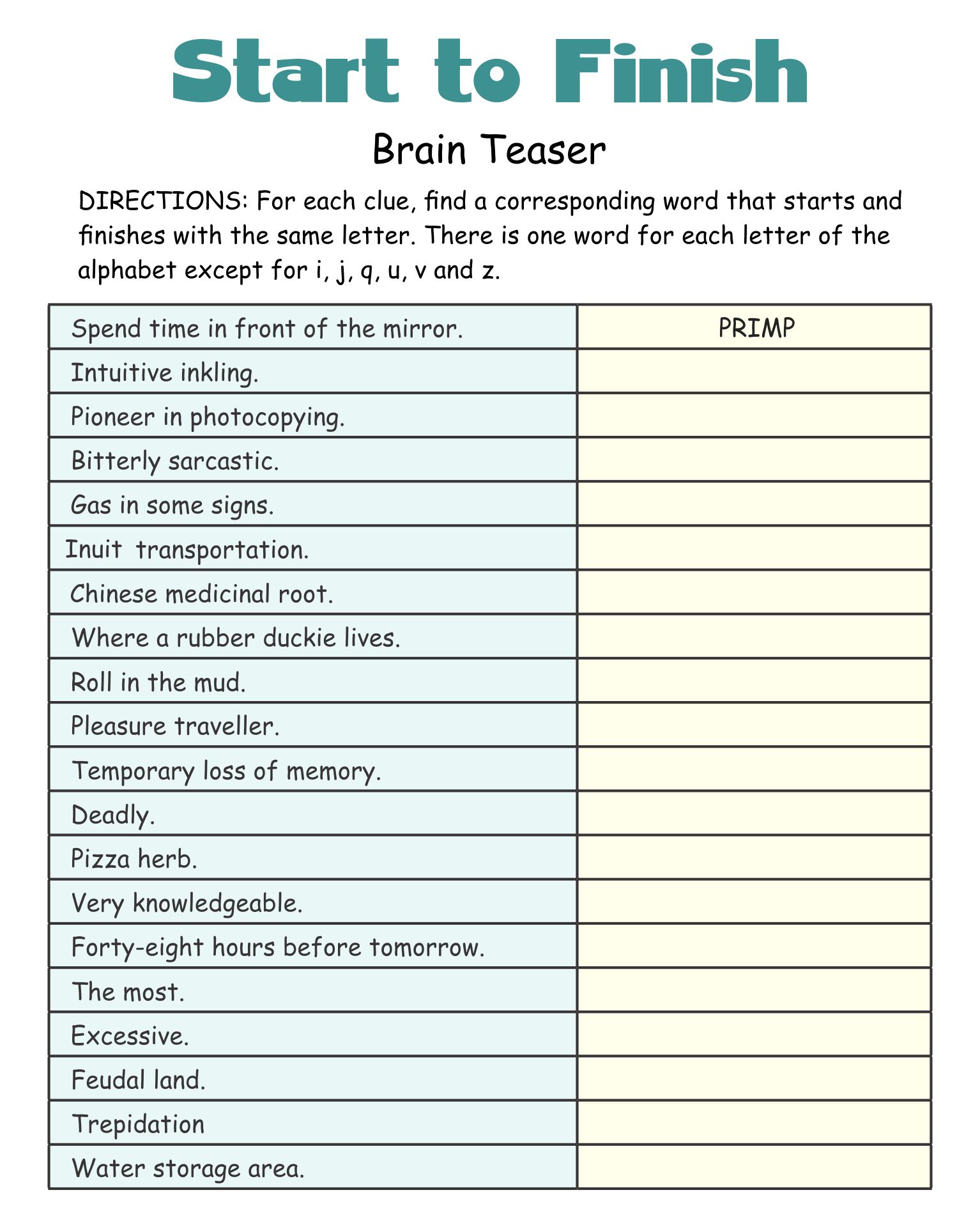 10 Best Adult Cognitive Worksheets Printable - printablee.com