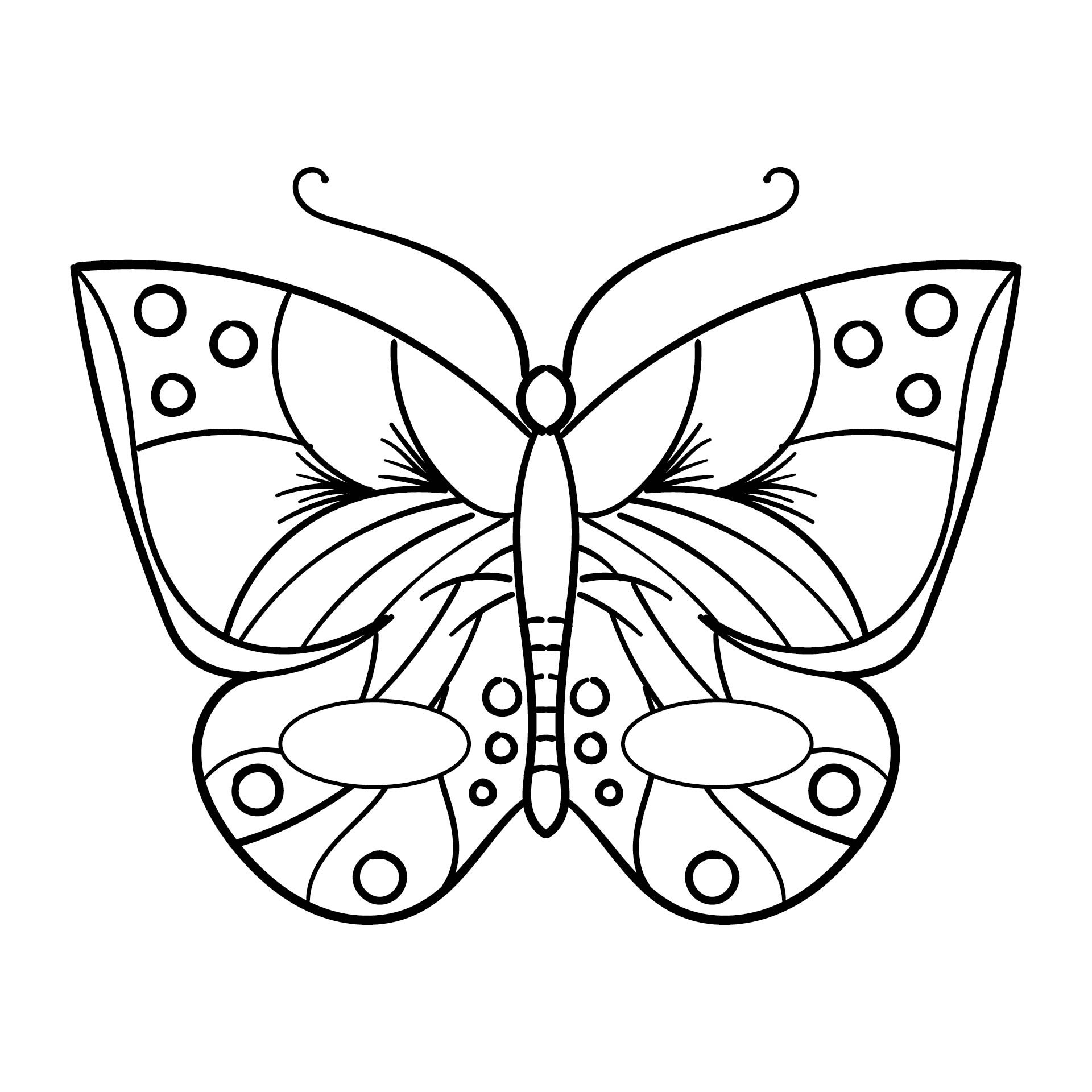 Butterfly Mask Printable Coloring Pages