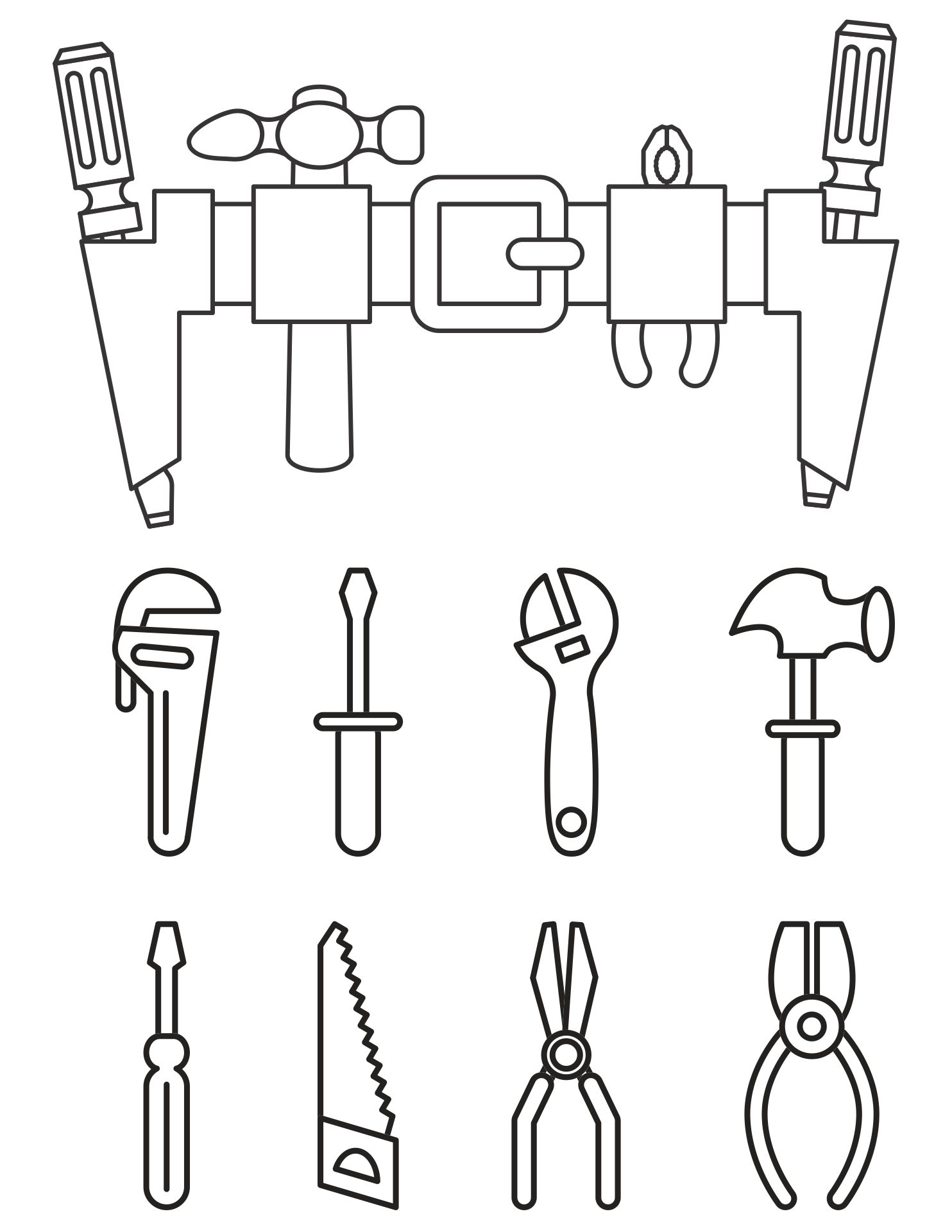 Tool Box Printable Template