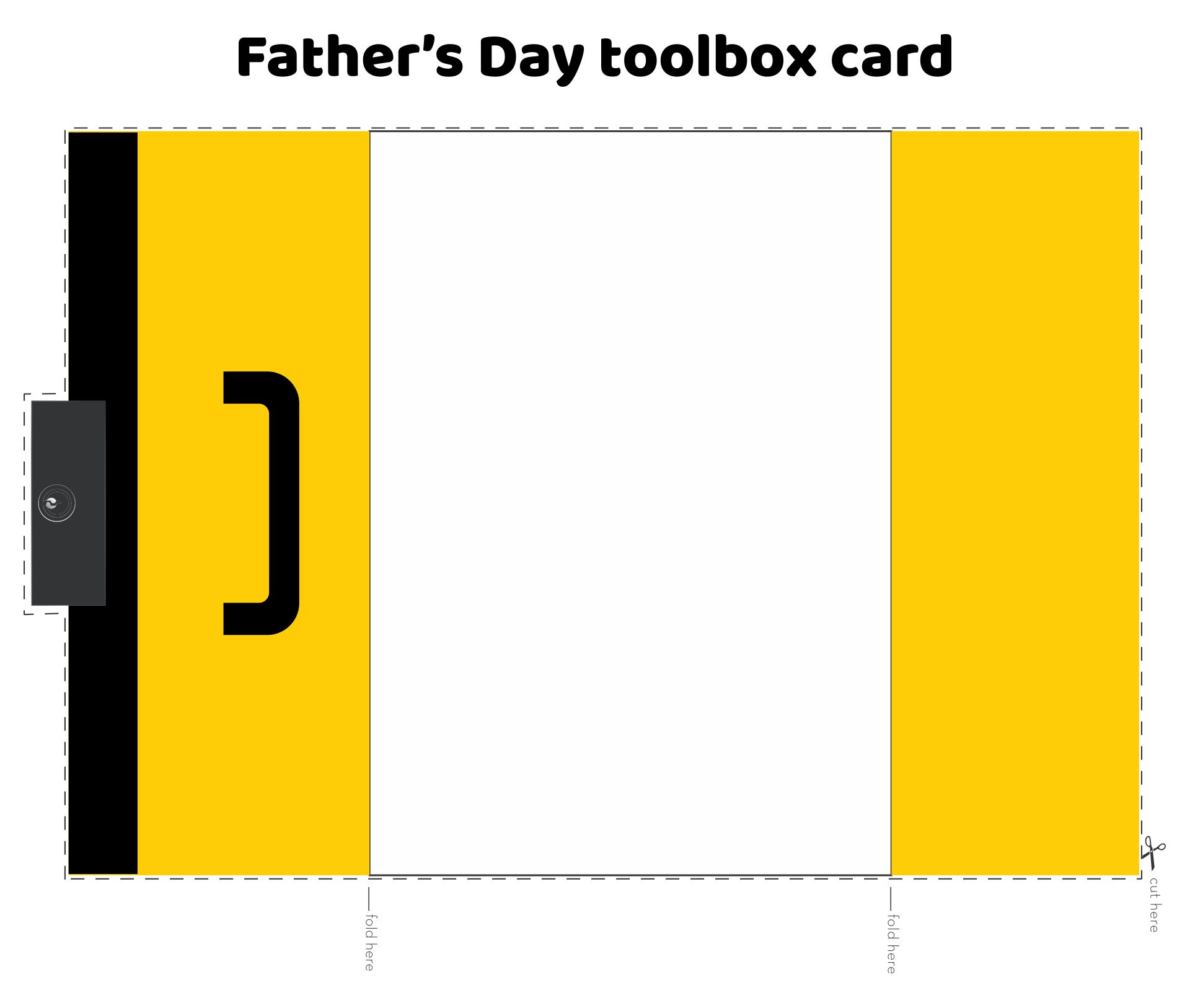 Tool Box Card Templates Printable