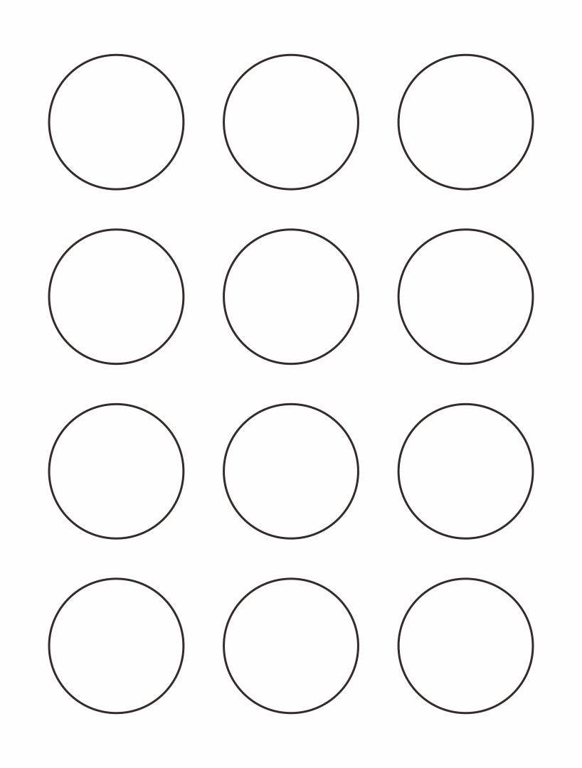 1 Inch Circle Template Printable