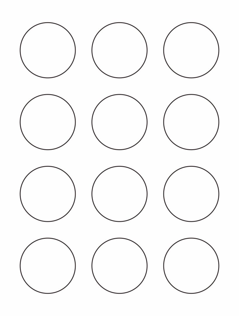 Printable 1.5 Macaron Template Printable Word Searches