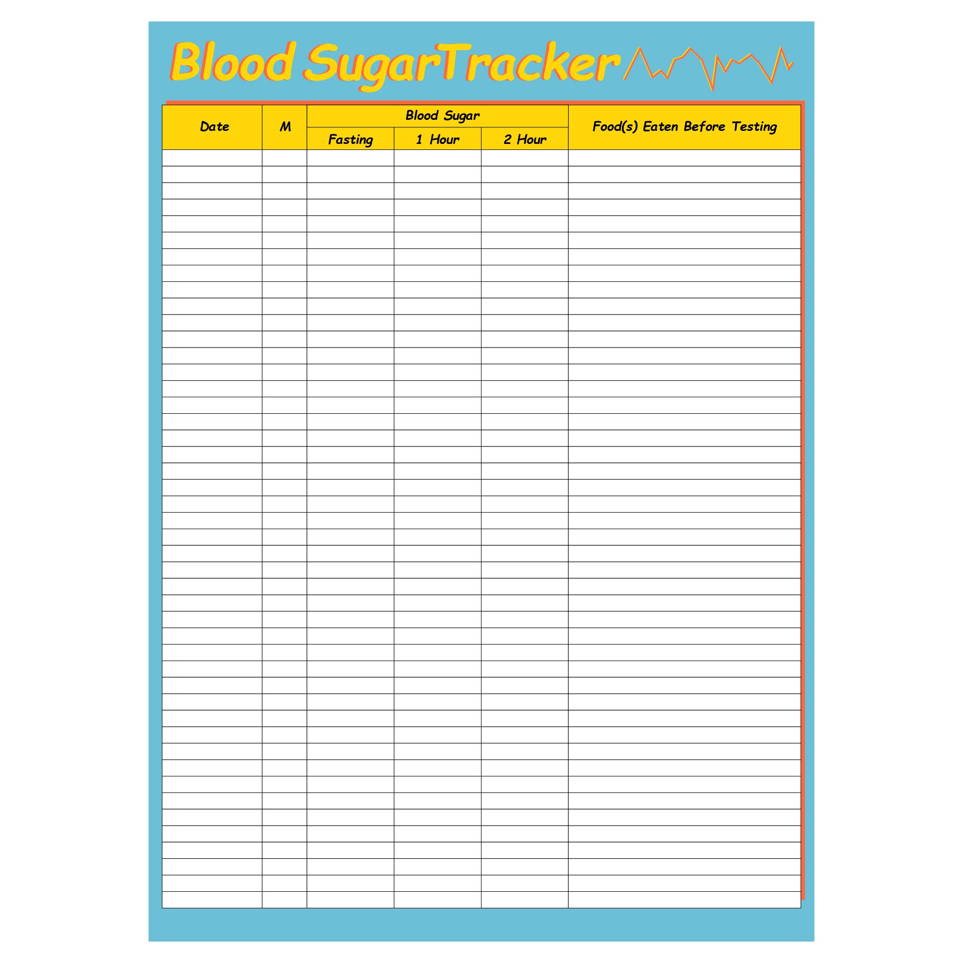 Free Blood Pressure And Blood Sugar Log Sheet Pdf