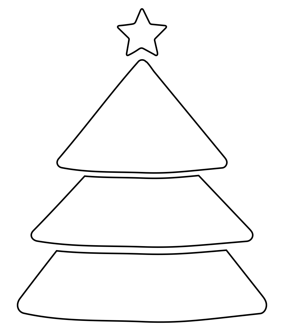 7 Best Christmas Tree Cut Out Pattern Printables PDF For Free At Printablee