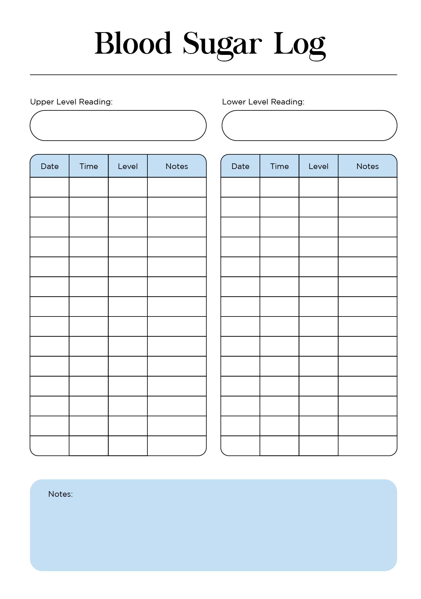 12 Best Sugar Blood Pressure Log Printable Pdf For Free At Printablee