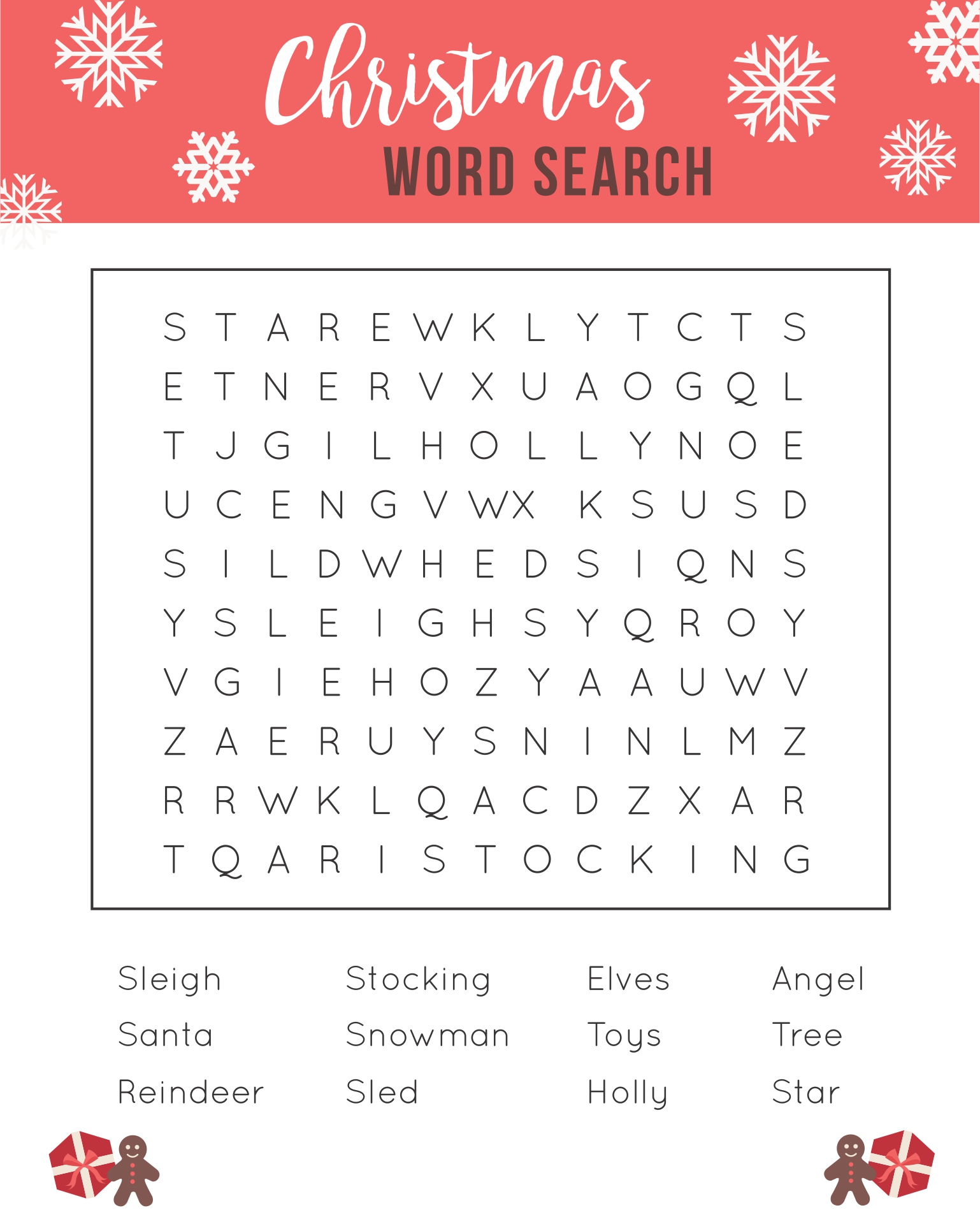 15 Best Christmas Word Scramble Printable Game PDF For Free At Printablee
