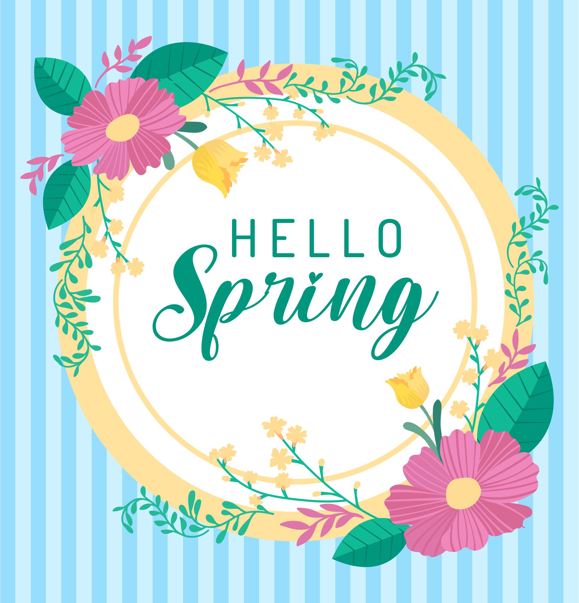 Printable Hello Spring