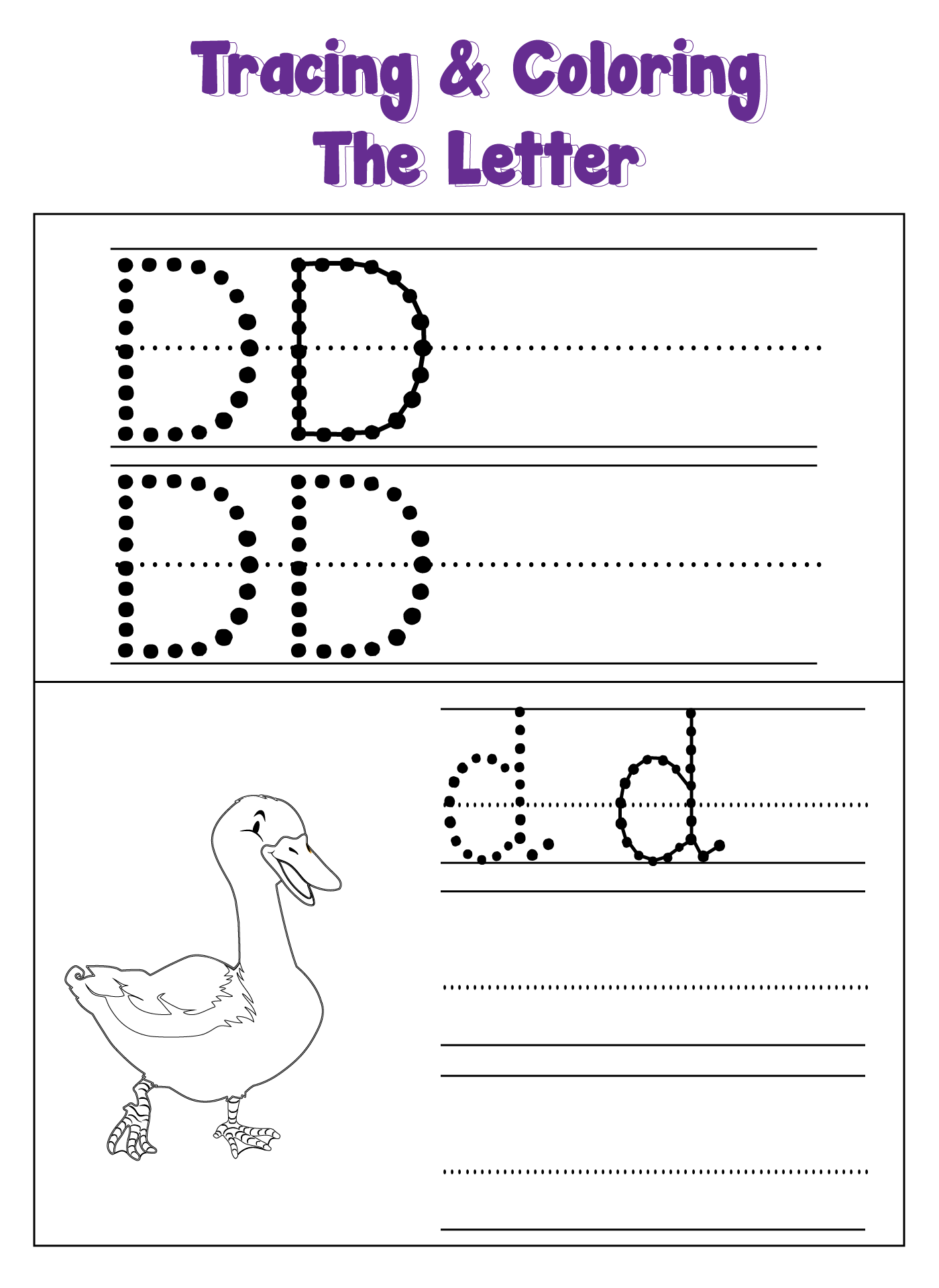 Preschool ABC Letters Printable