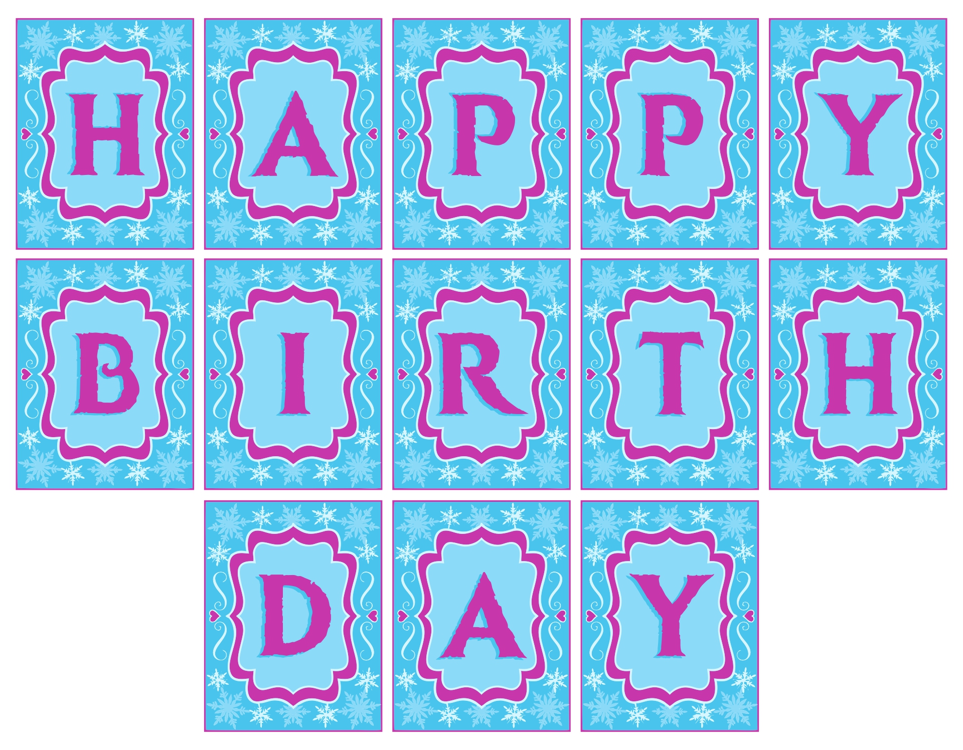 10 Best Printable Frozen Banner Happy Birthday Printablee frozen-happy-birthday-banner-instant-download-printable-happy
