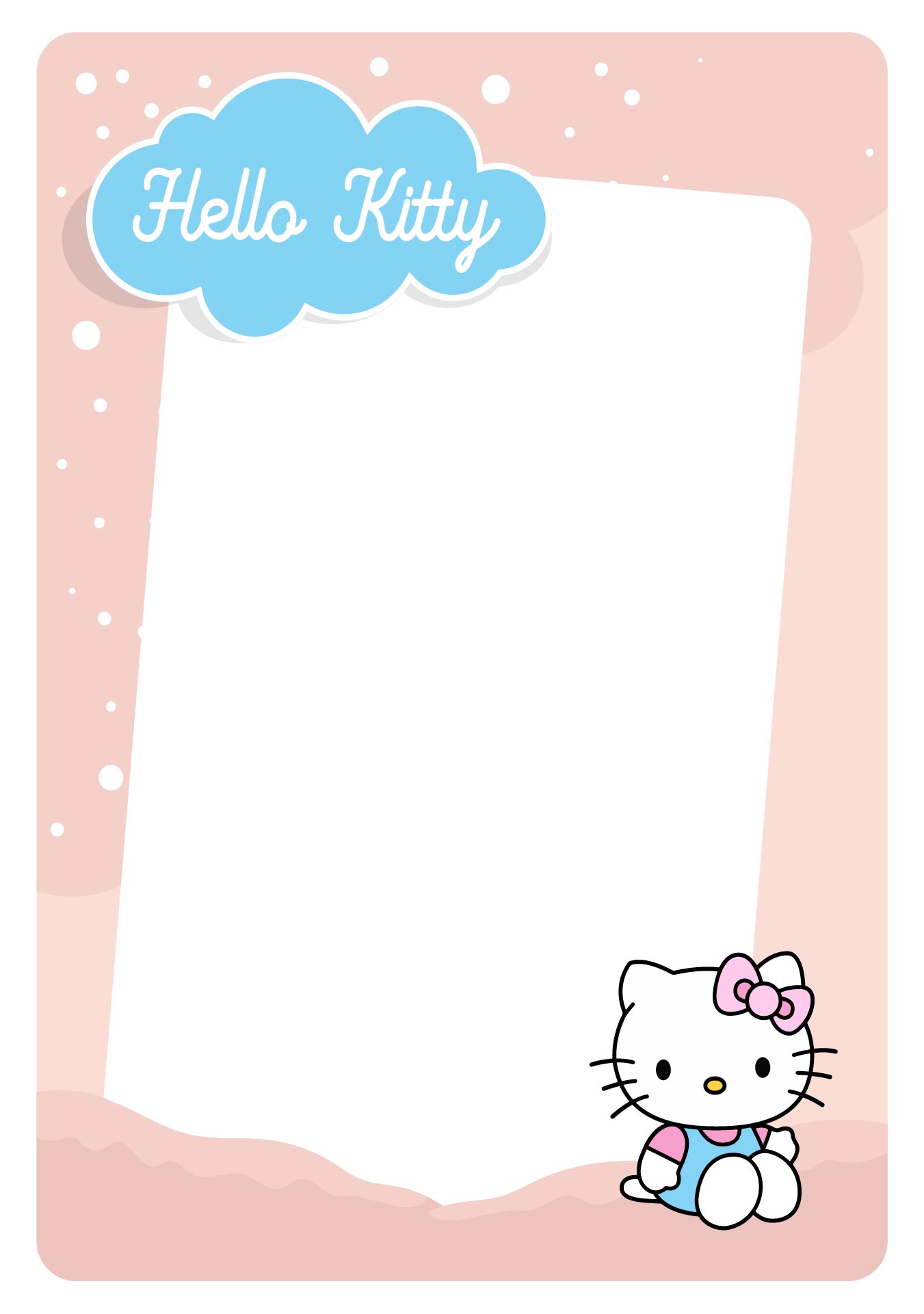 Hello Kitty Stationary Printable Papers