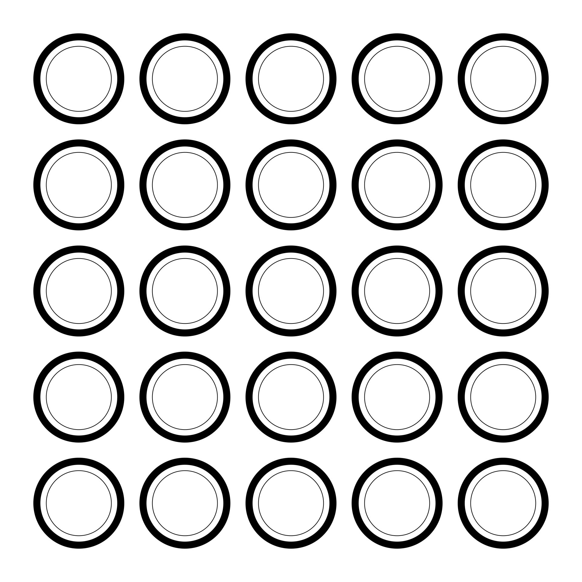 French Macaron Template Printable