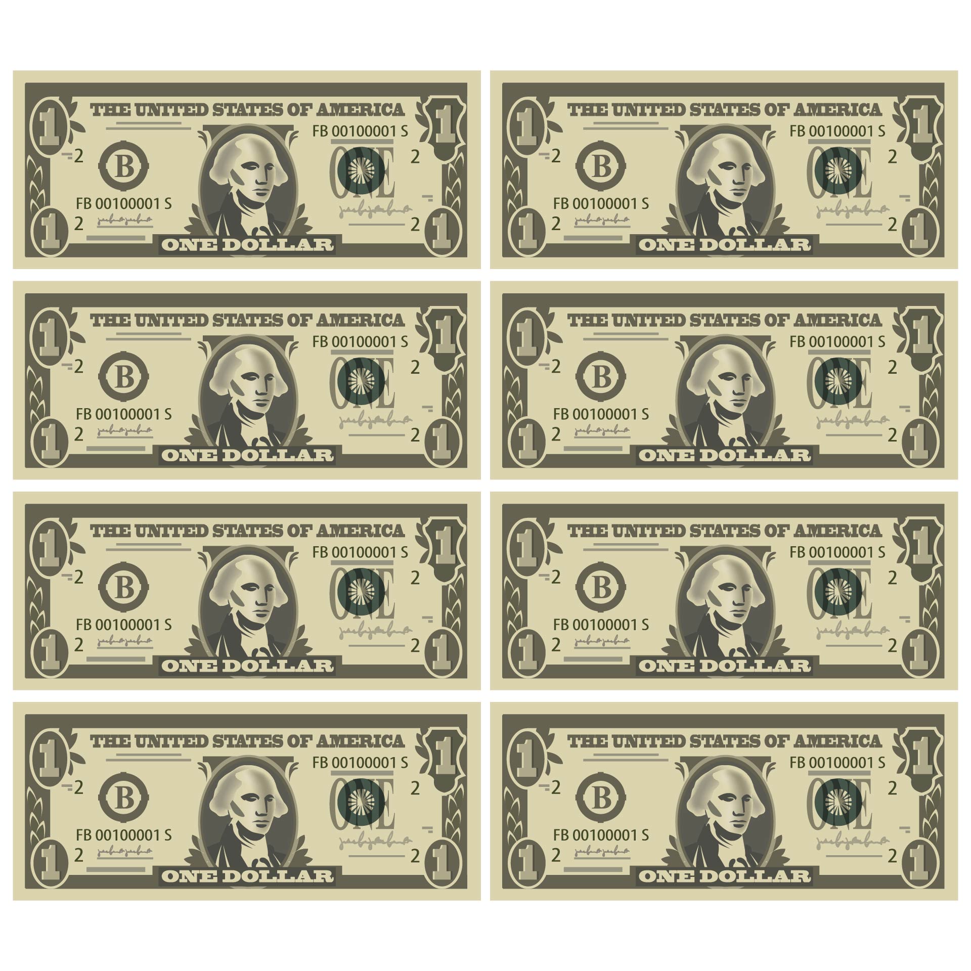 Printable Fake Money Dollar
