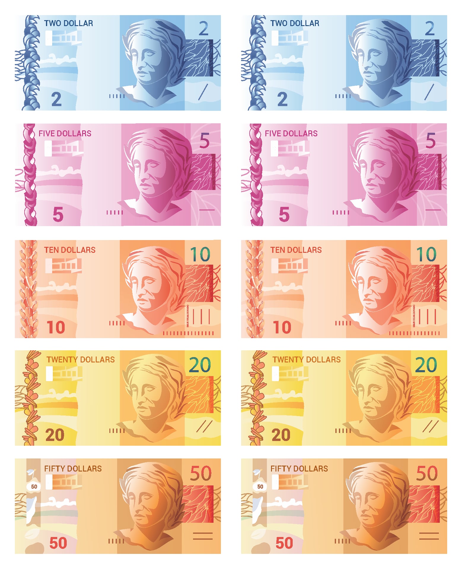 10 Best Printable Play Money Actual Size PDF For Free At Printablee