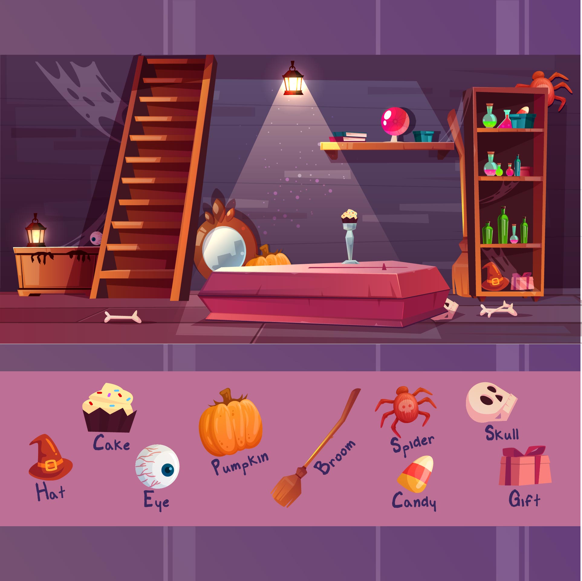 Halloween Hidden Object Puzzles 15 Free PDF Printables Printablee