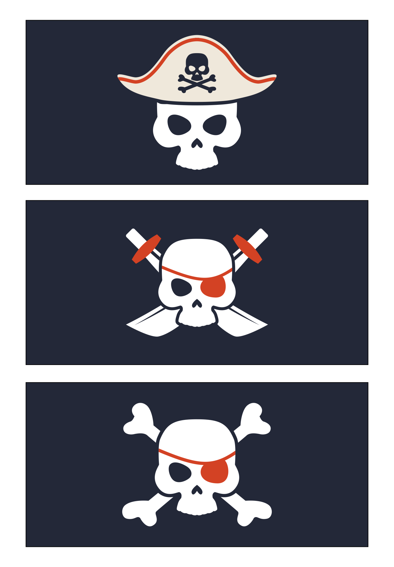 Printable Pirate Flag