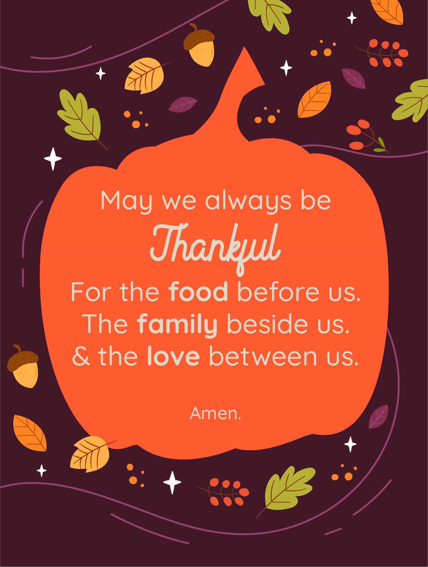 Printable Thanksgiving Signs