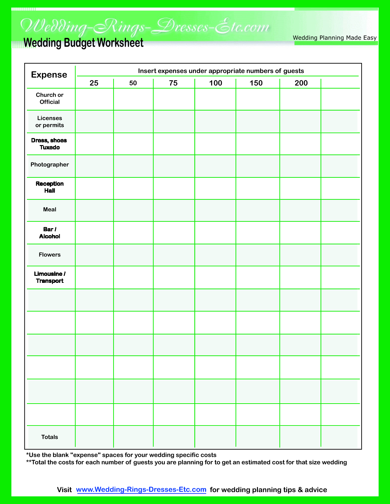 Excel Event Budget Template from www.printablee.com