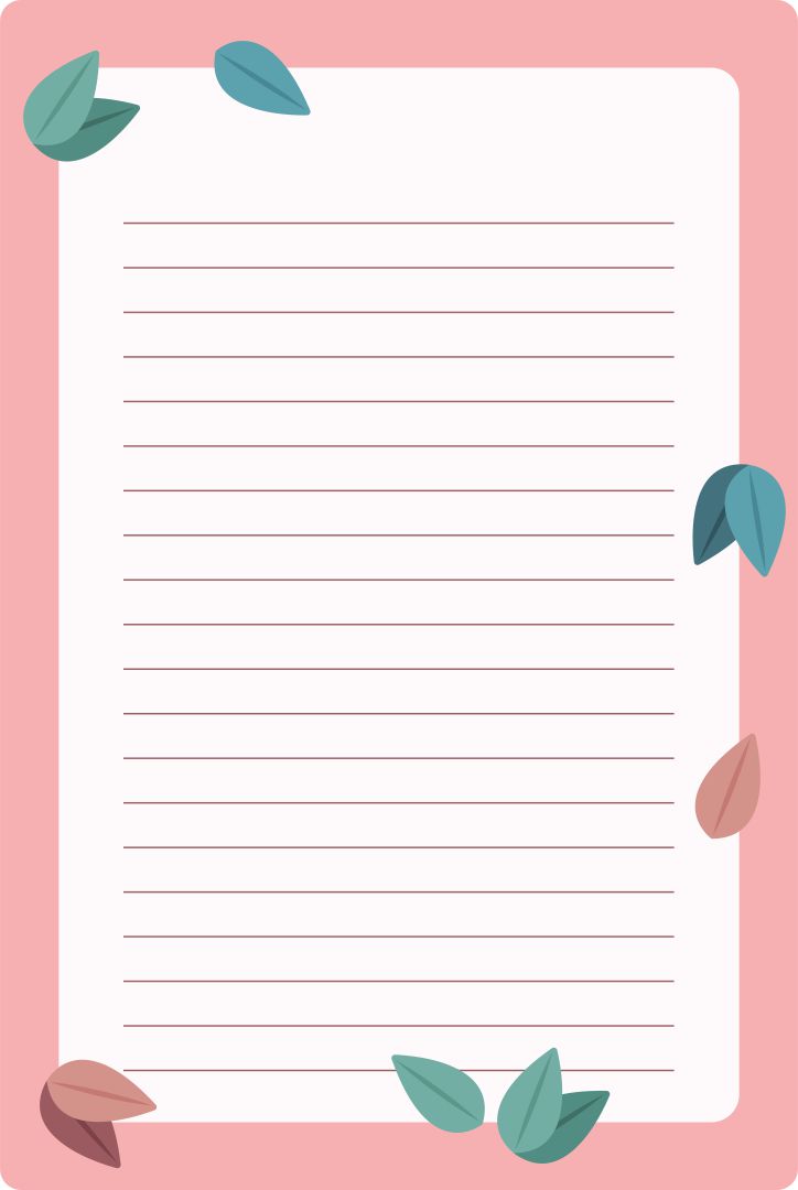 Cute Printable Note Paper