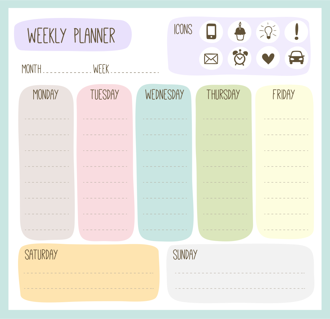 10-best-cute-printable-weekly-calendar-template-printablee