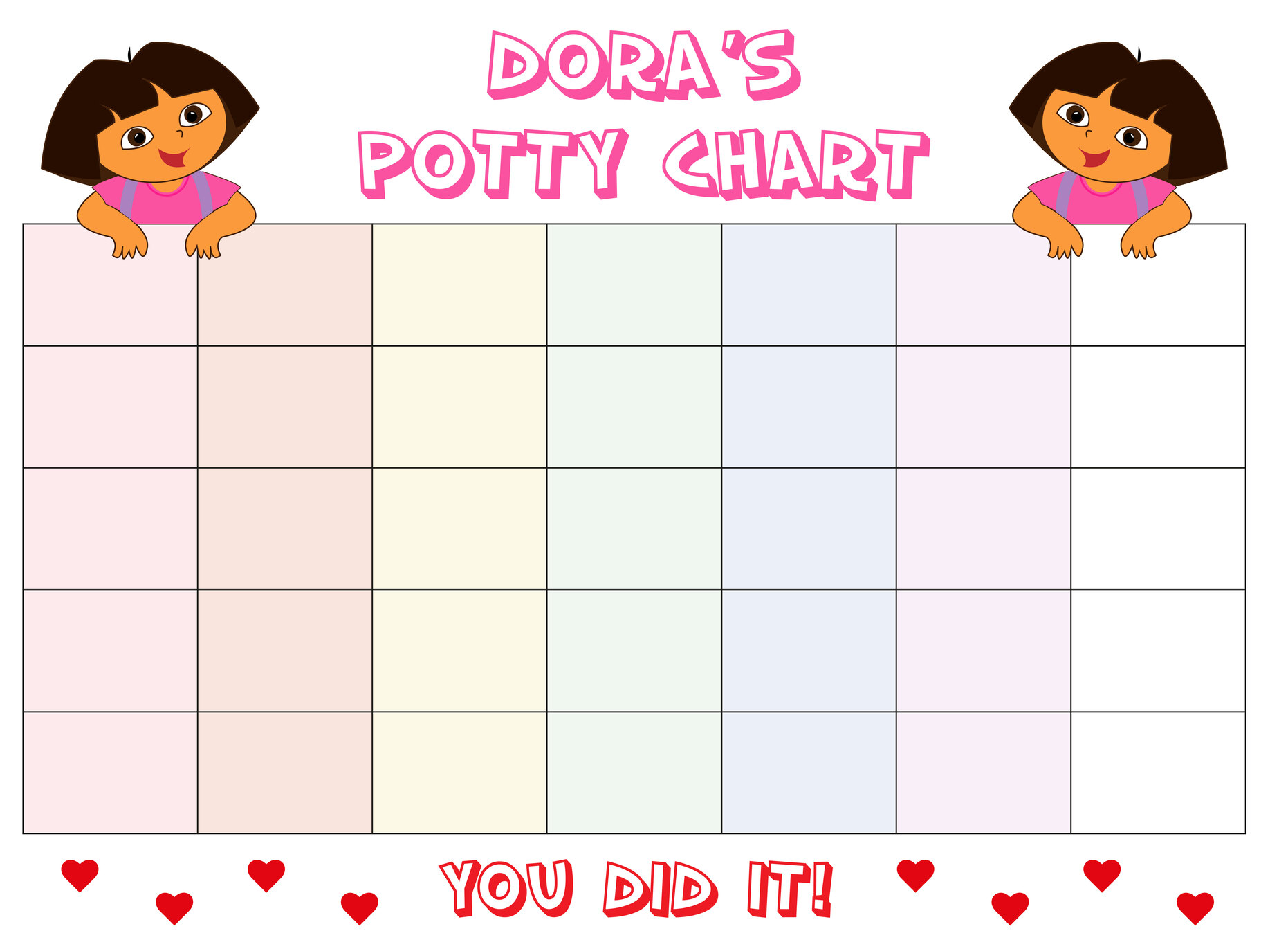Printable Potty Training Schedule Printable Potty Training Schedule