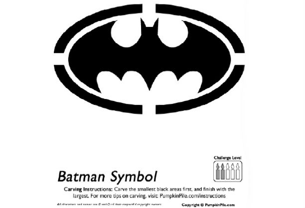 8 Best Images of Batman Pumpkin Stencils Free Printable - Batman Logo ...