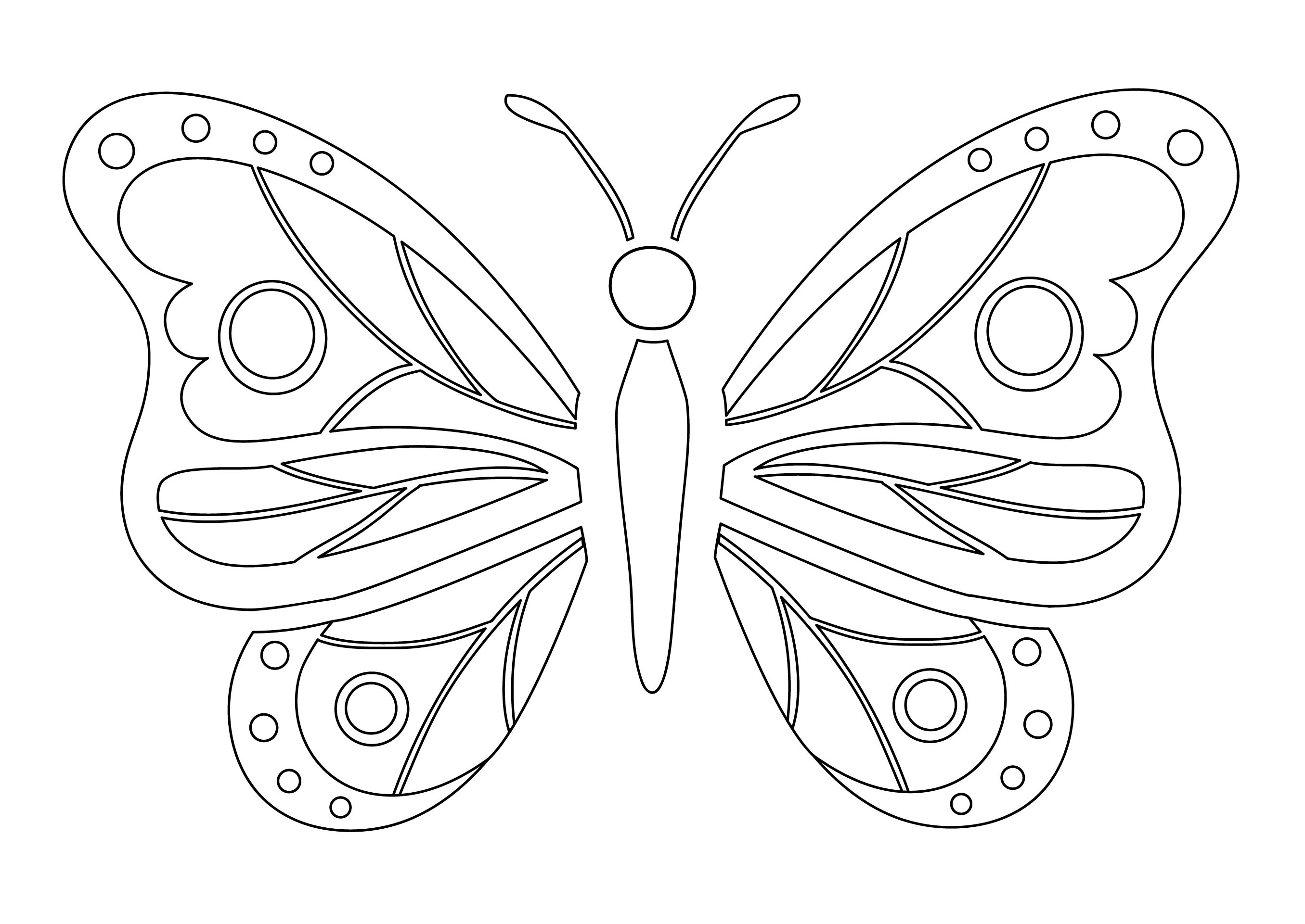 Printable Butterfly Stencils