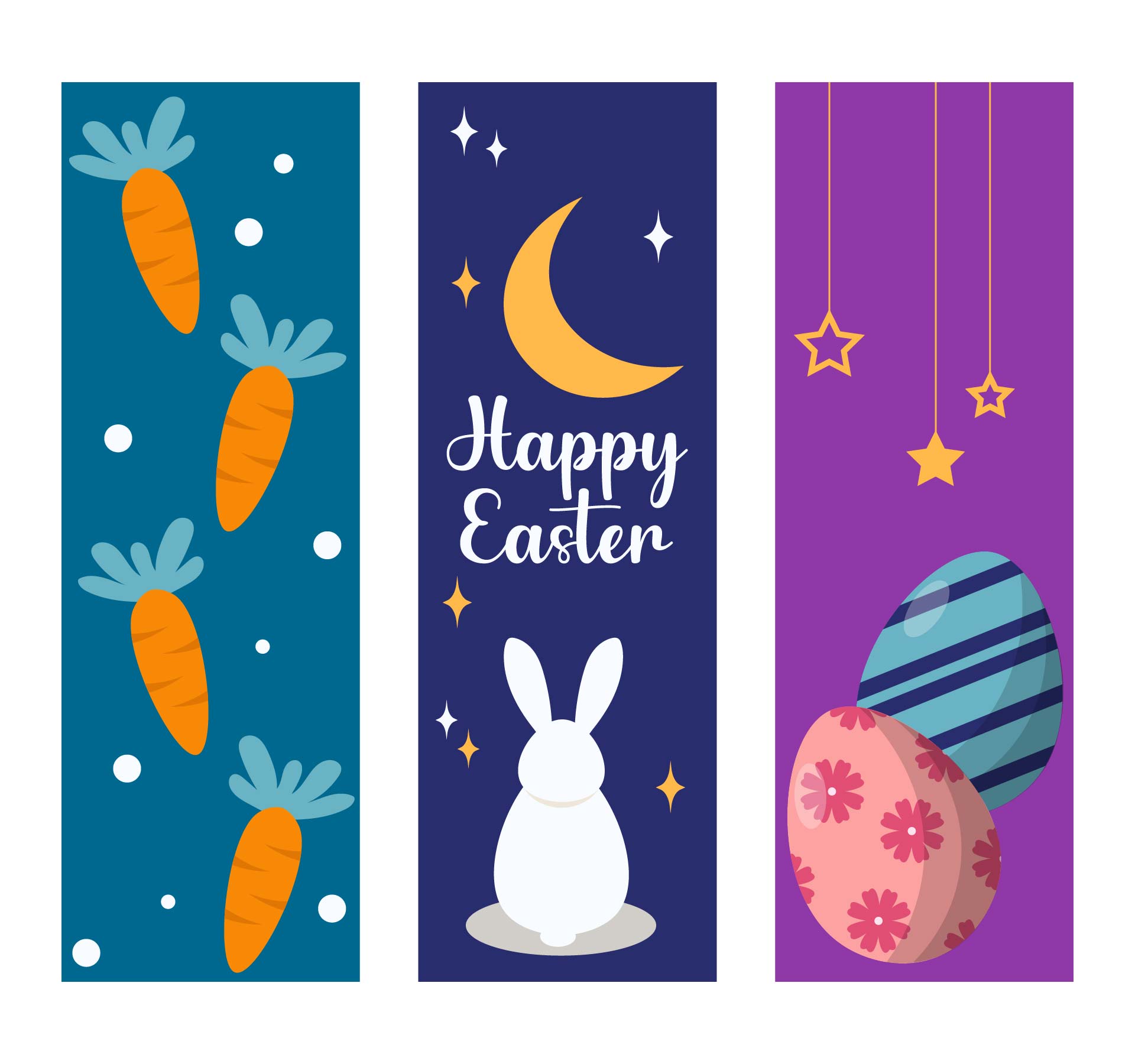 Printable Easter Bookmarks for Kids