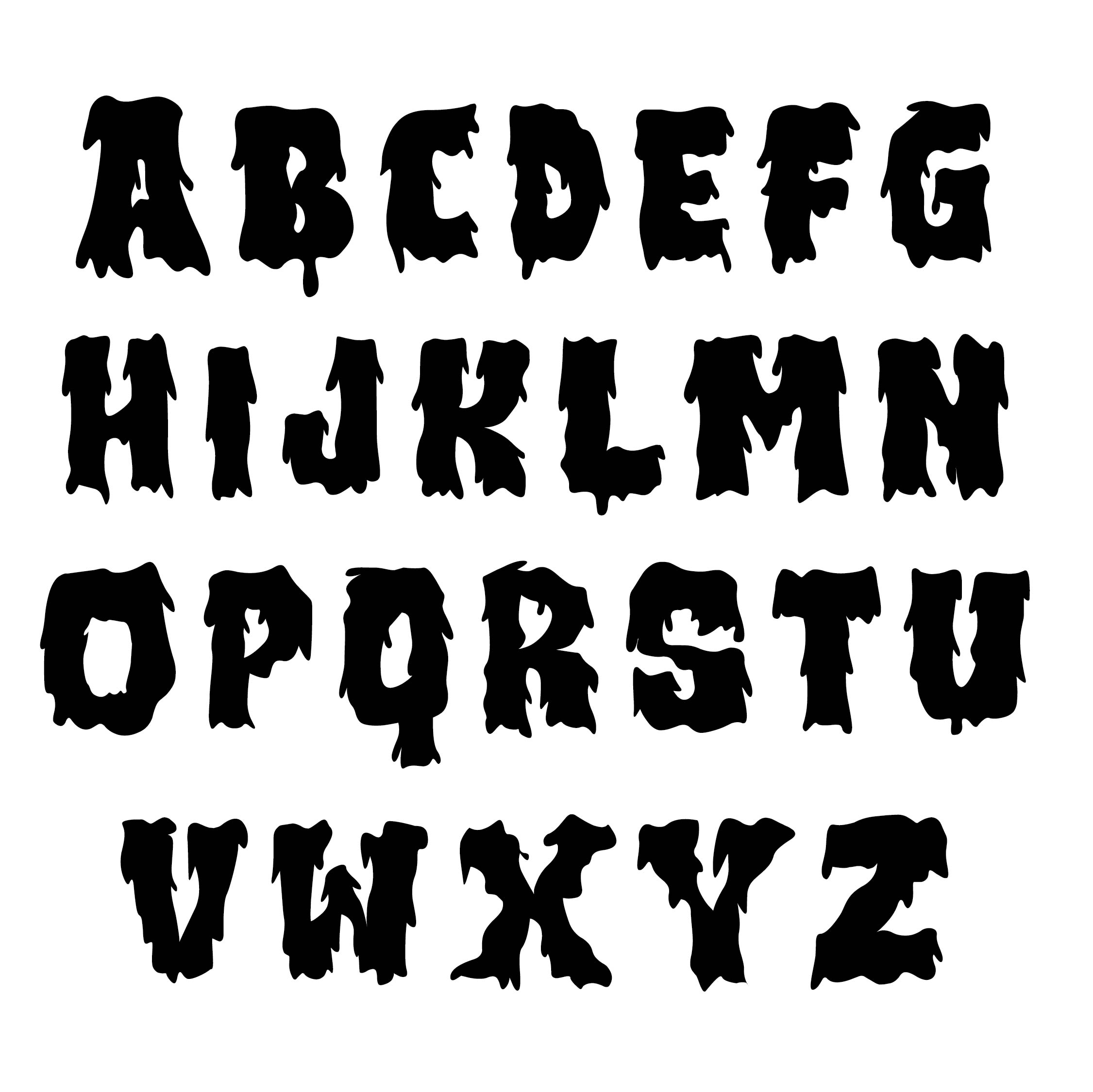 7 Best Printable Halloween Alphabet